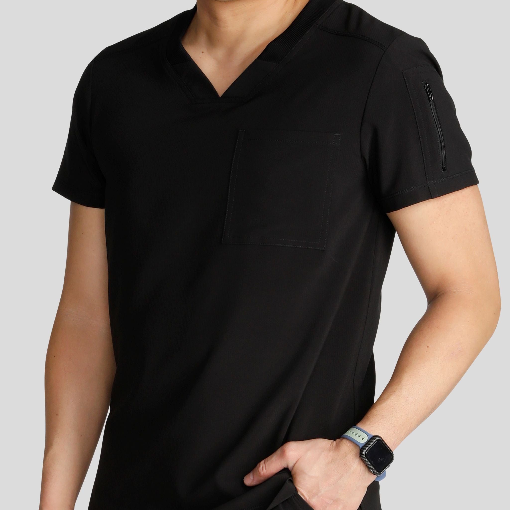 Men's V-Neck Scrub Top