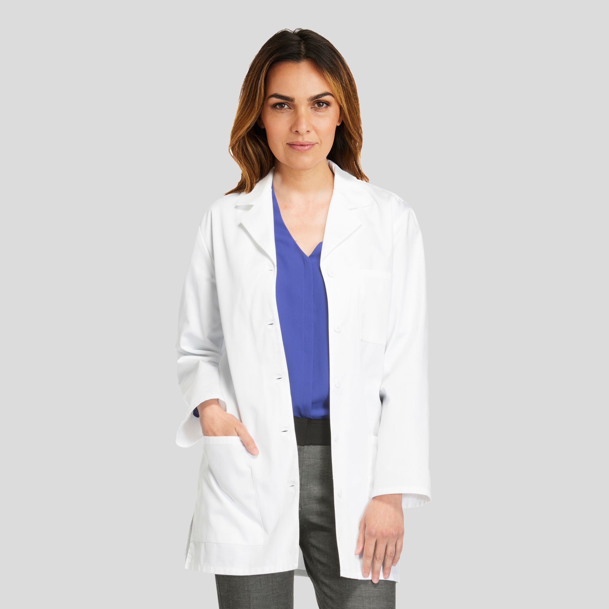 Women's Notched Lapel 32" Lab Coat