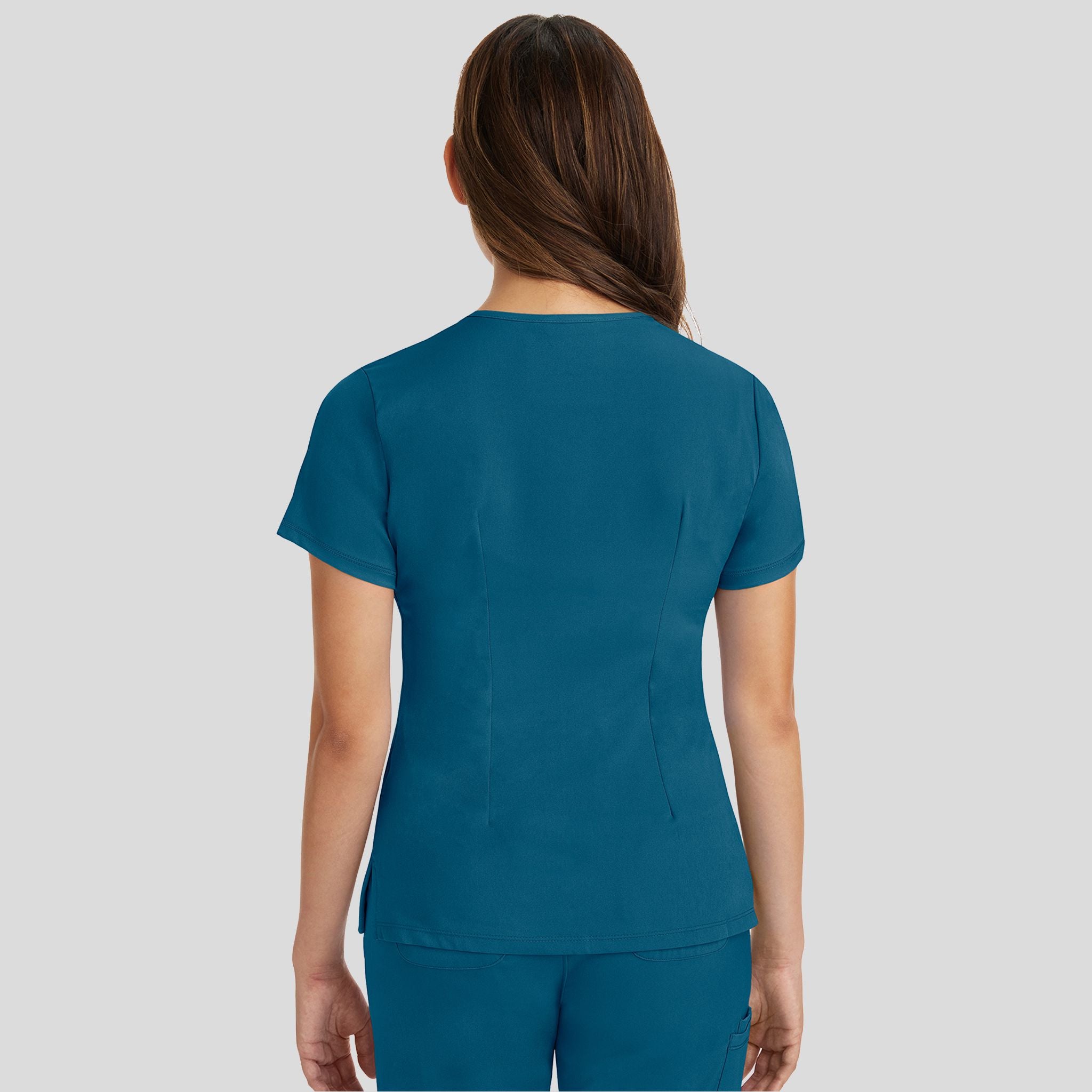 Women's Monica V-Neck Solid Scrub Top