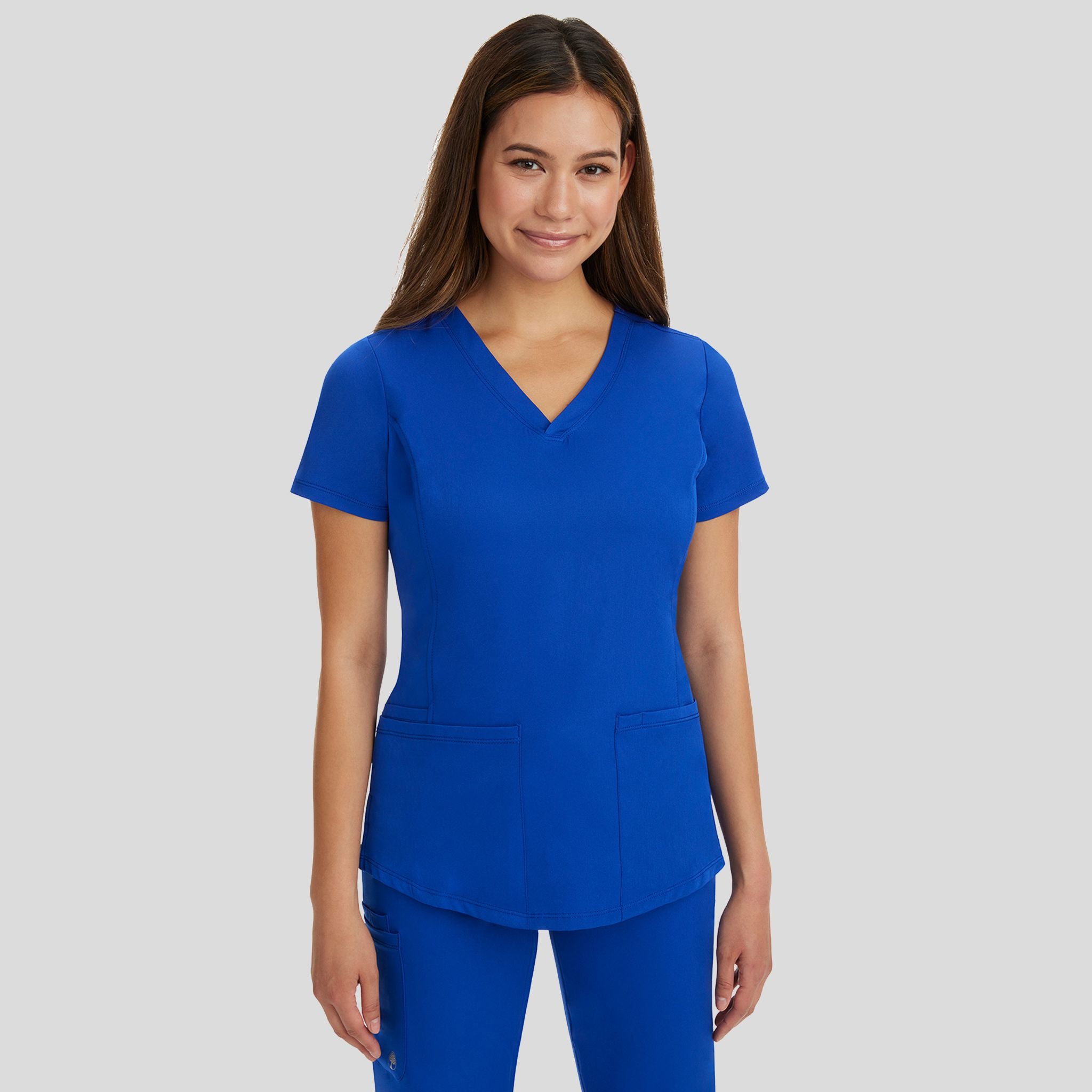 Women's Monica V-Neck Solid Scrub Top