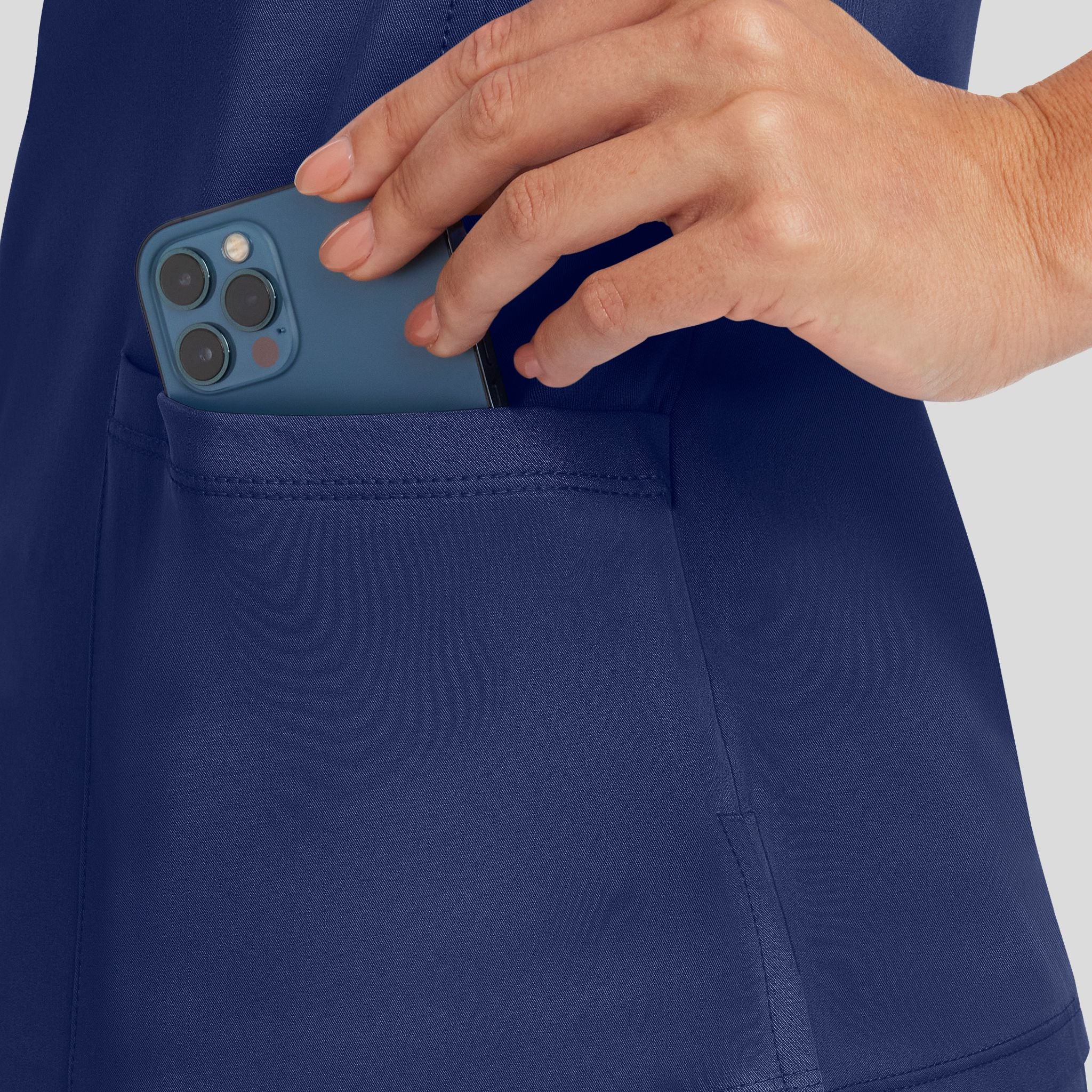 Women's Monica V-Neck Solid Scrub Top