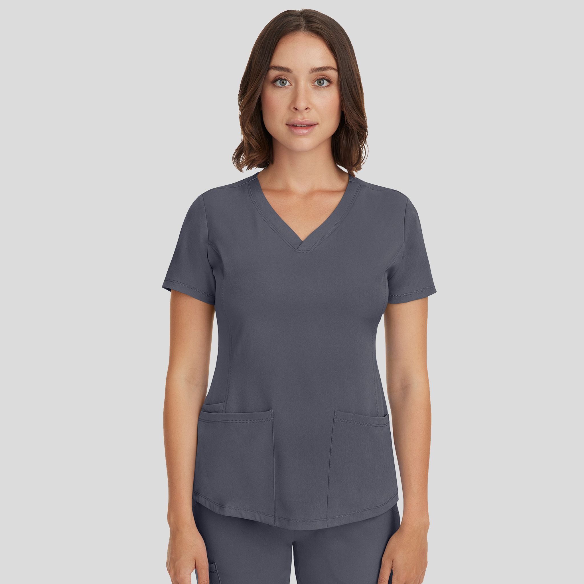 Women's Monica V-Neck Solid Scrub Top