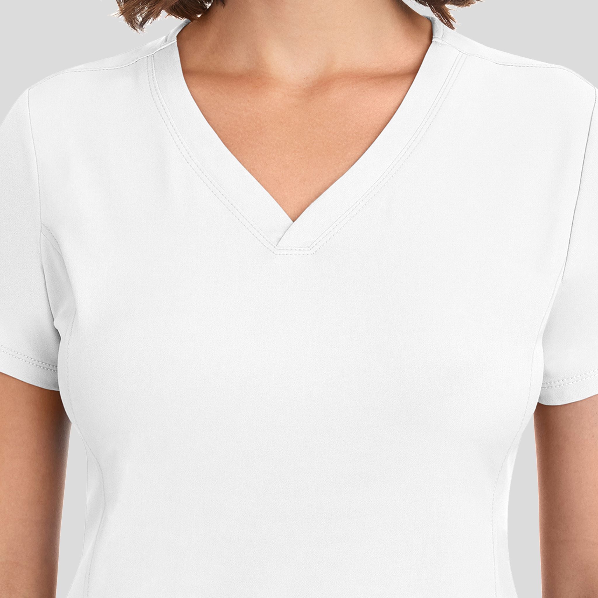 Women's Monica V-Neck Solid Scrub Top