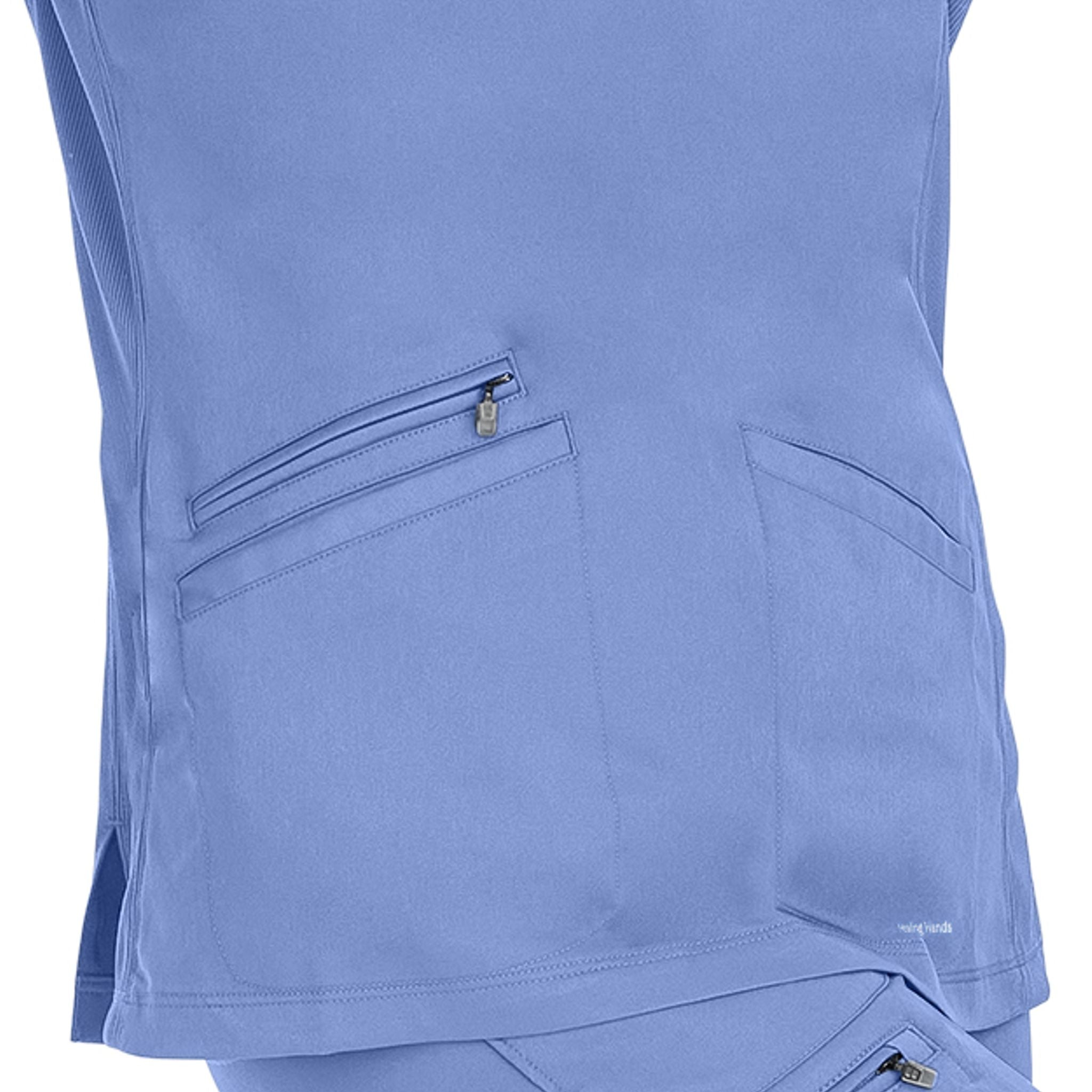 Women's Mariah Rib Trim Scrub Top