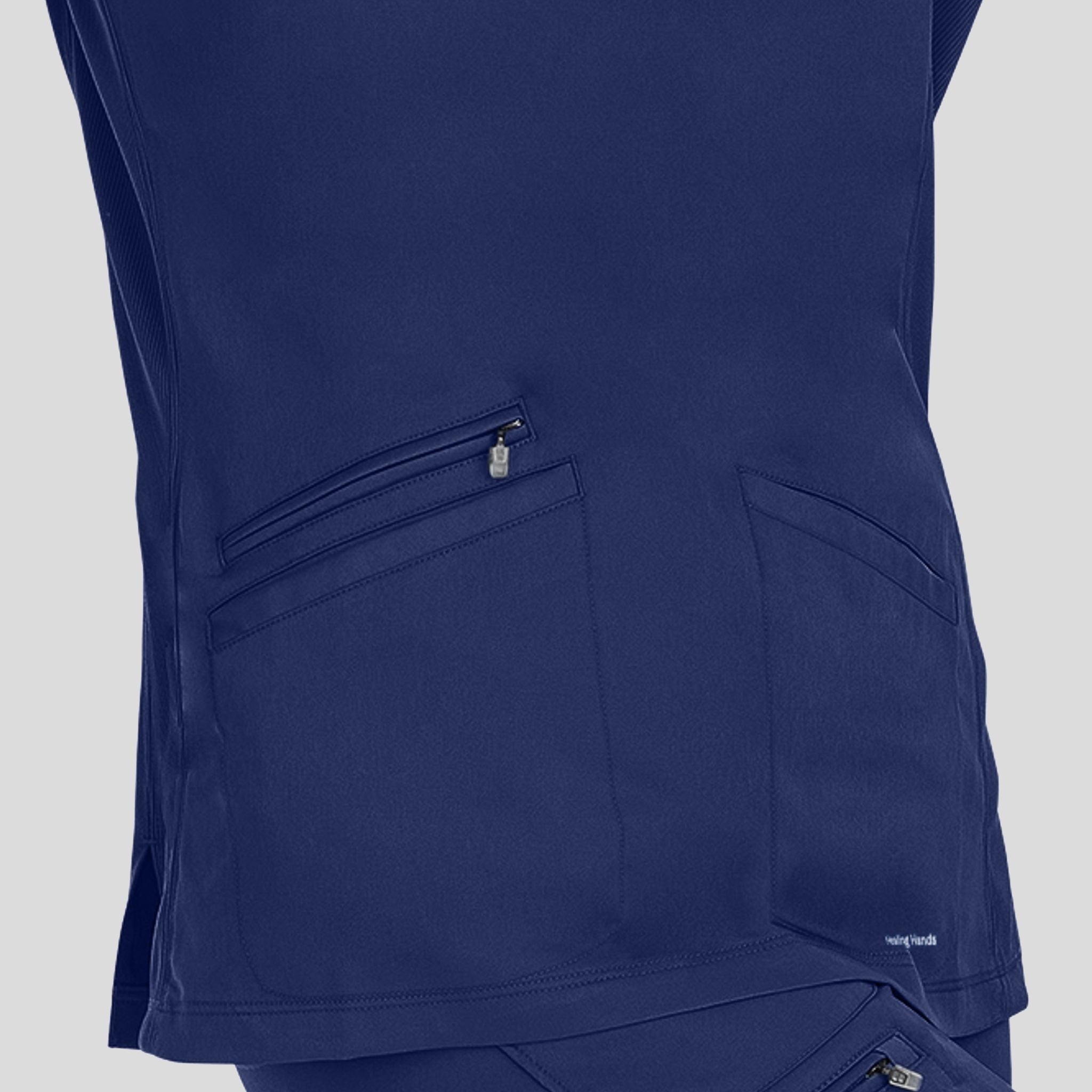 Women's Mariah Rib Trim Scrub Top