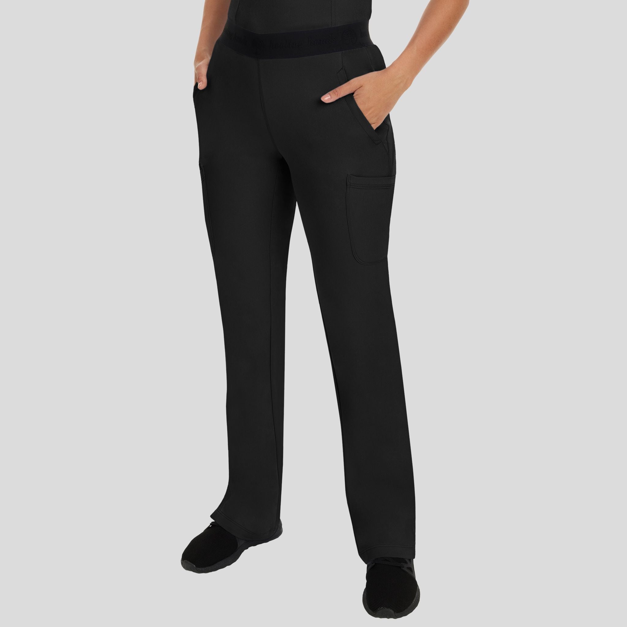 Women's Rachel Elastic Waistband Cargo Scrub Pant