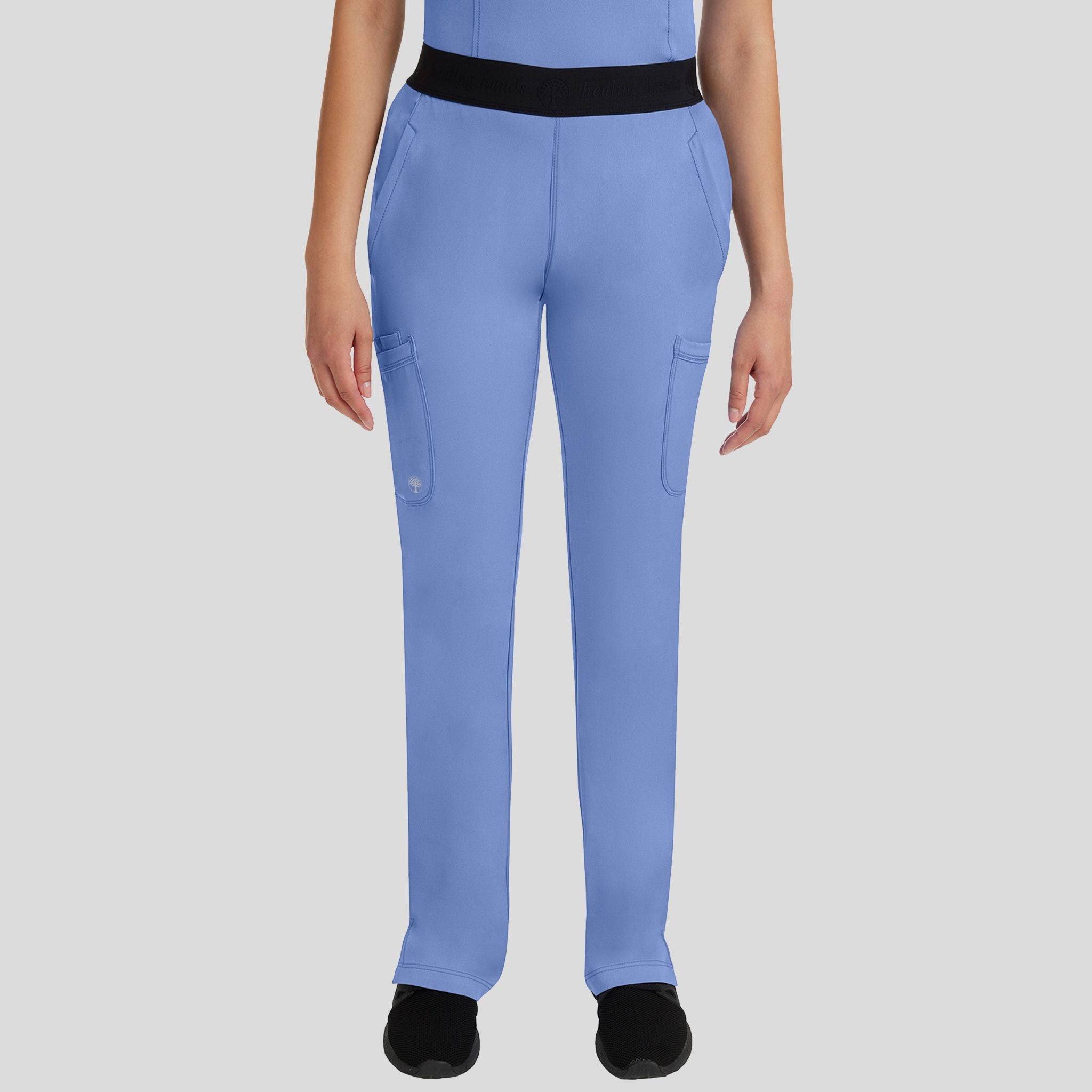 Women's Rachel Elastic Waistband Cargo Scrub Pant