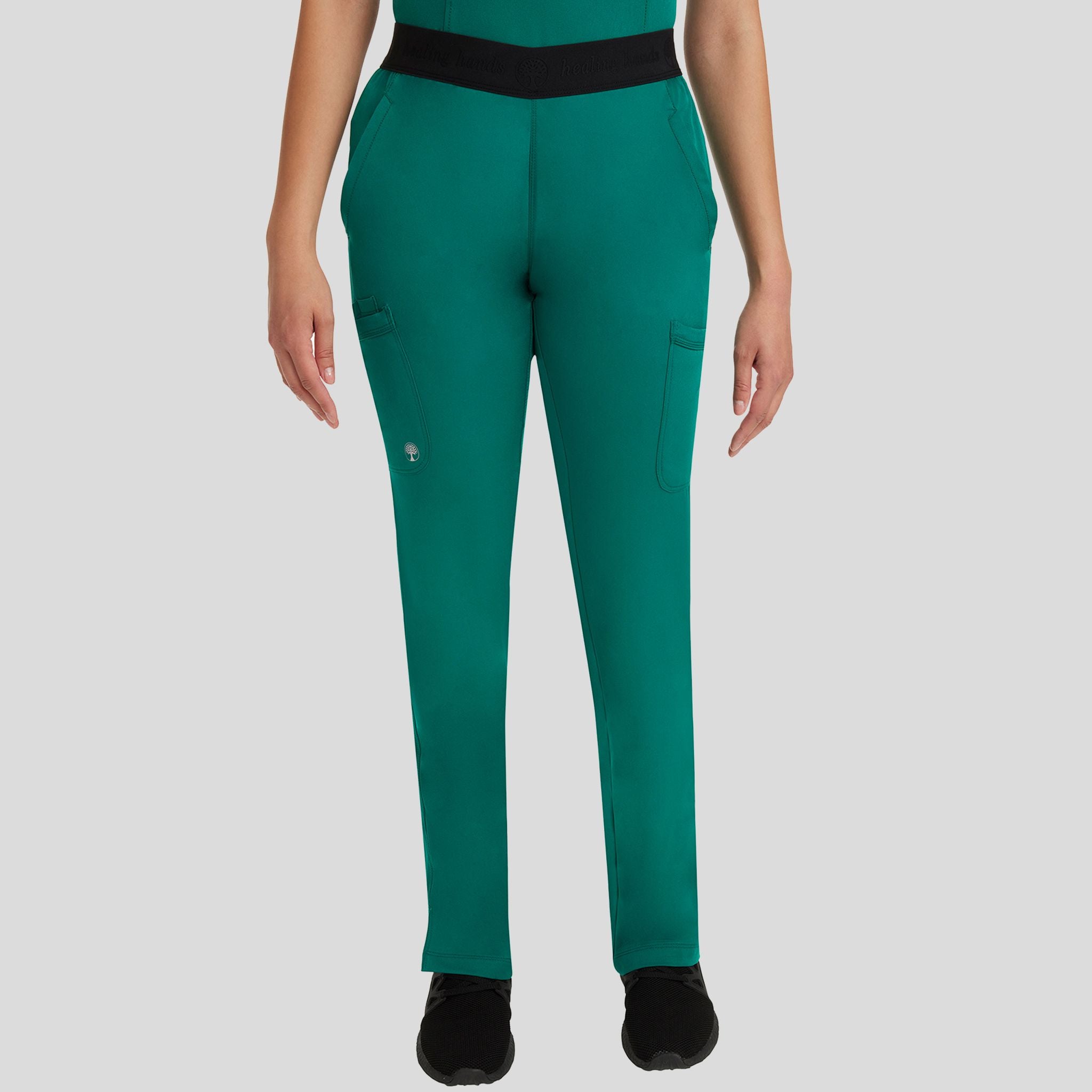 Women's Rachel Elastic Waistband Cargo Scrub Pant