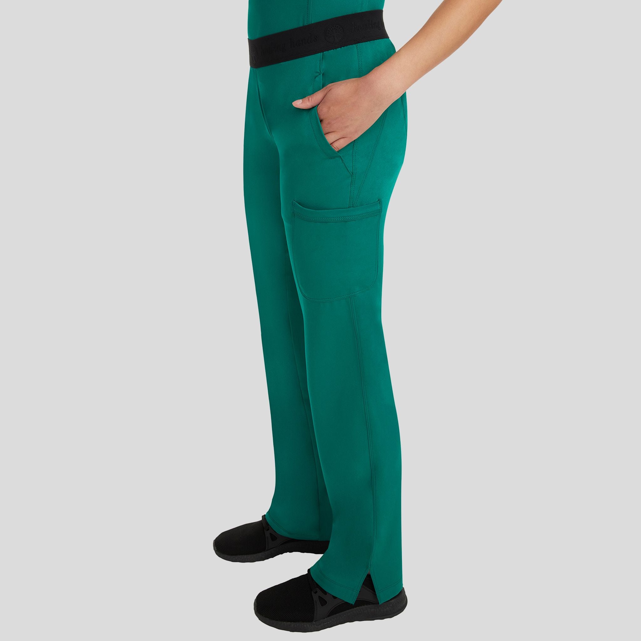 Women's Rachel Elastic Waistband Cargo Scrub Pant