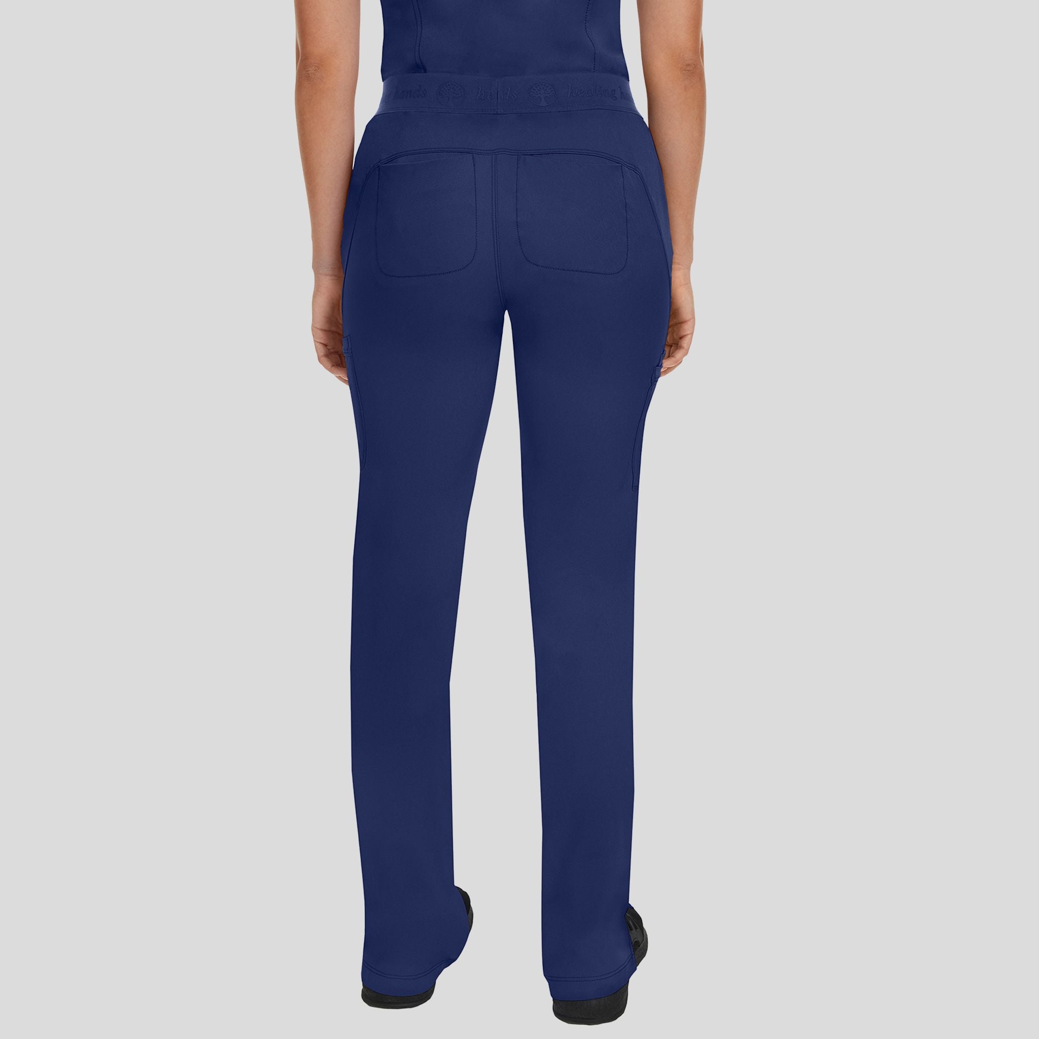 Women's Rachel Elastic Waistband Cargo Scrub Pant