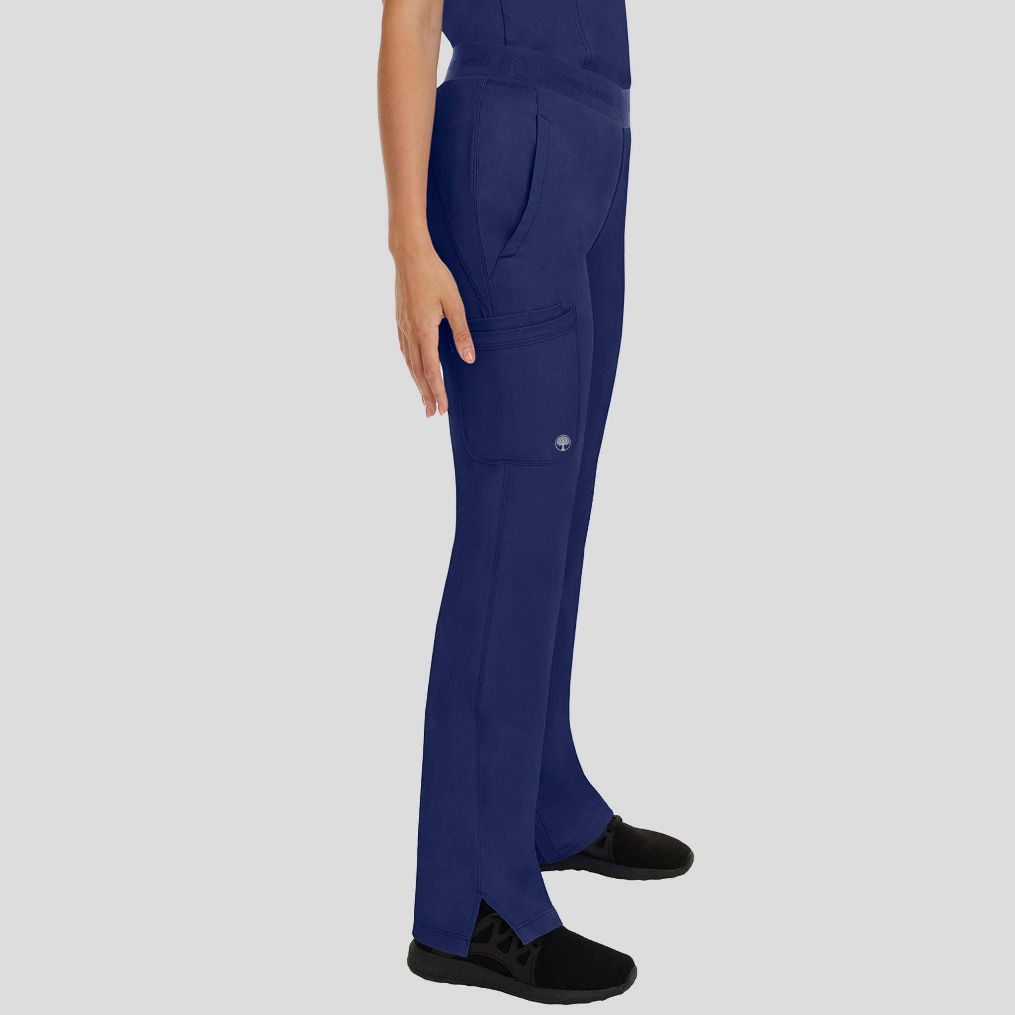 Women's Rachel Elastic Waistband Cargo Scrub Pant
