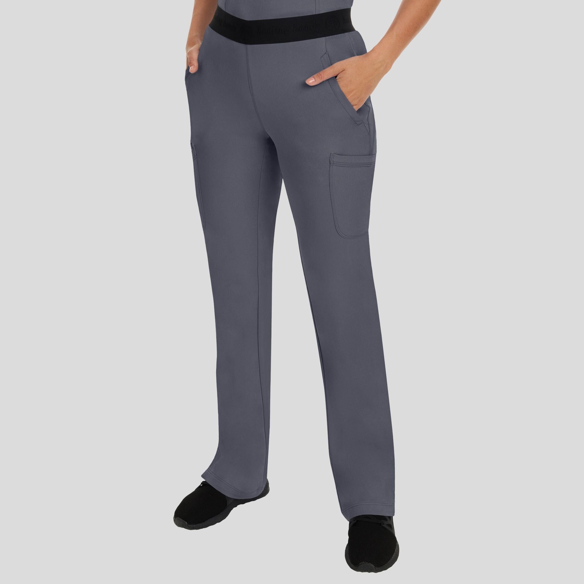 Women's Rachel Elastic Waistband Cargo Scrub Pant