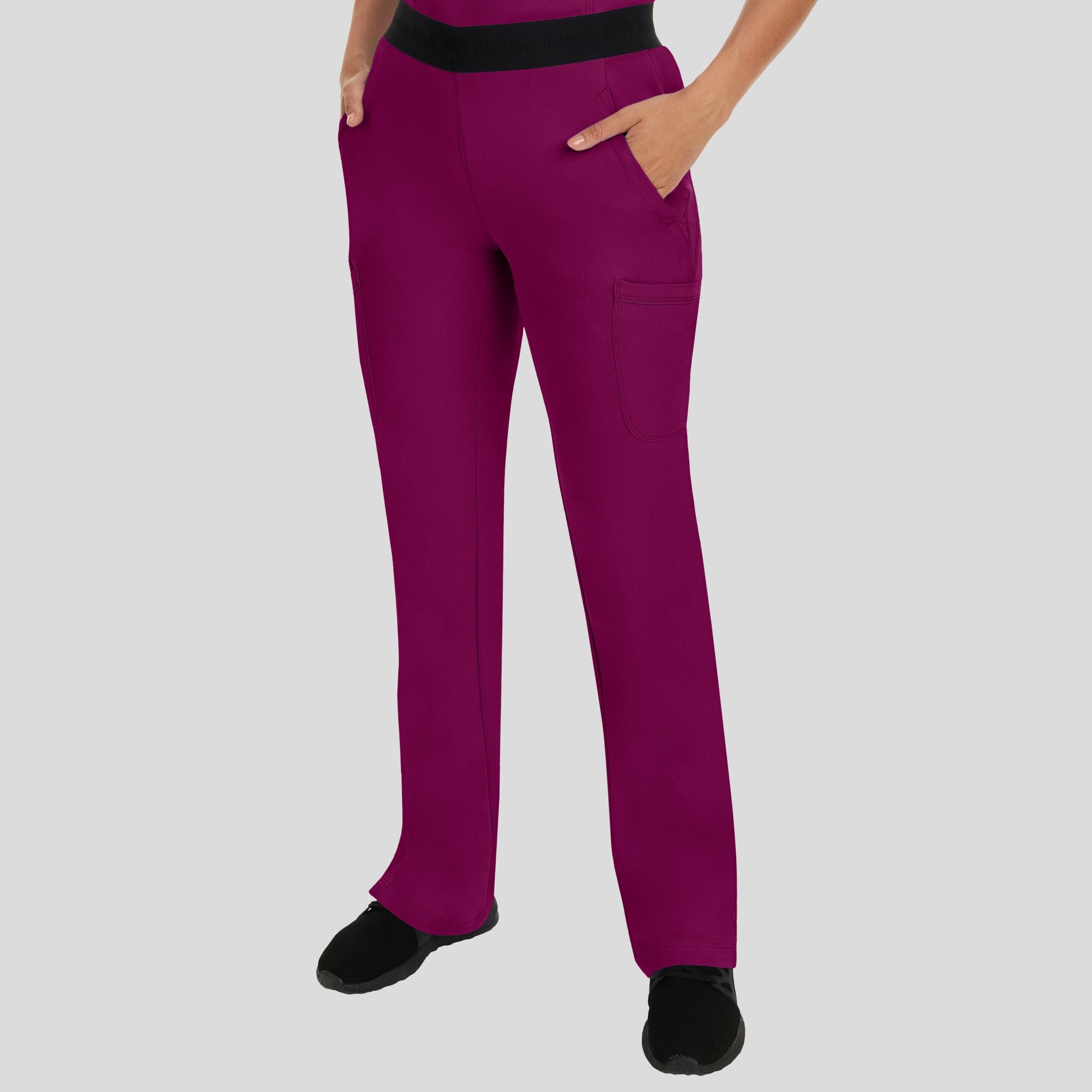 Women's Rachel Elastic Waistband Cargo Scrub Pant