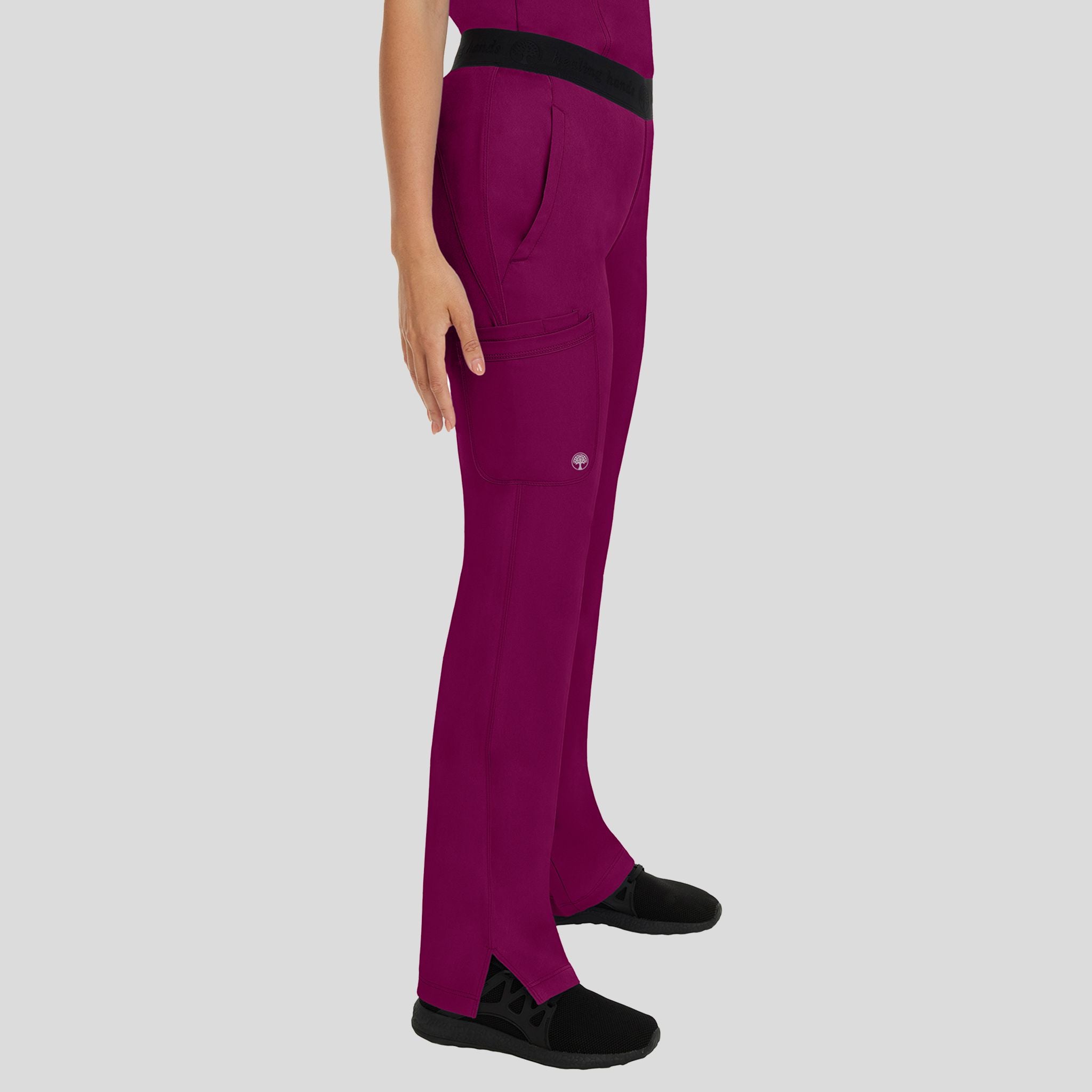 Women's Rachel Elastic Waistband Cargo Scrub Pant