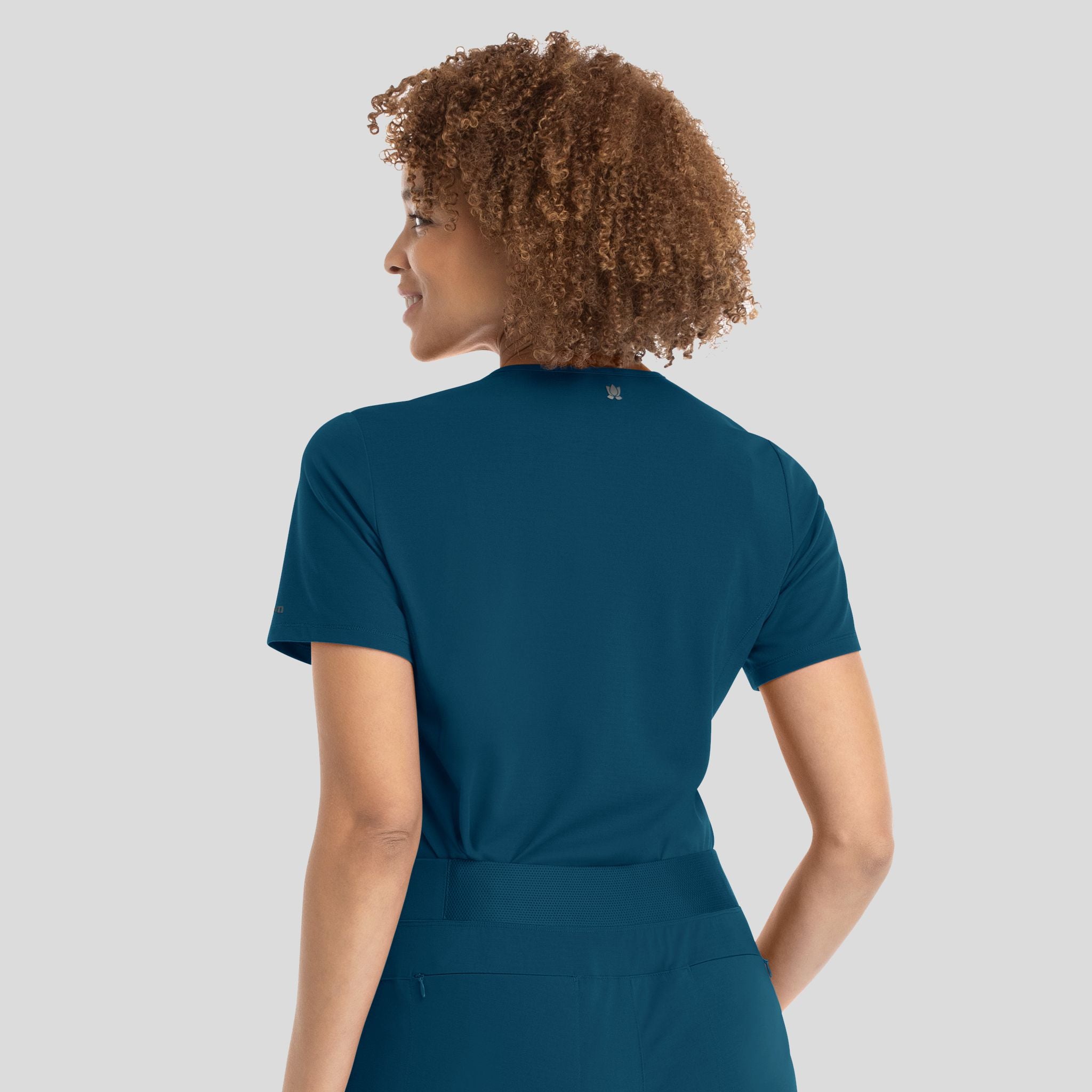 Women's Banded V-Neck Top