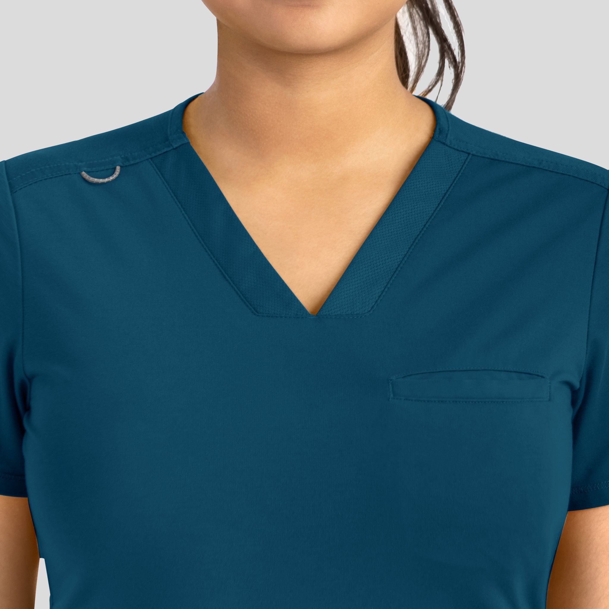 Women's Banded V-Neck Top