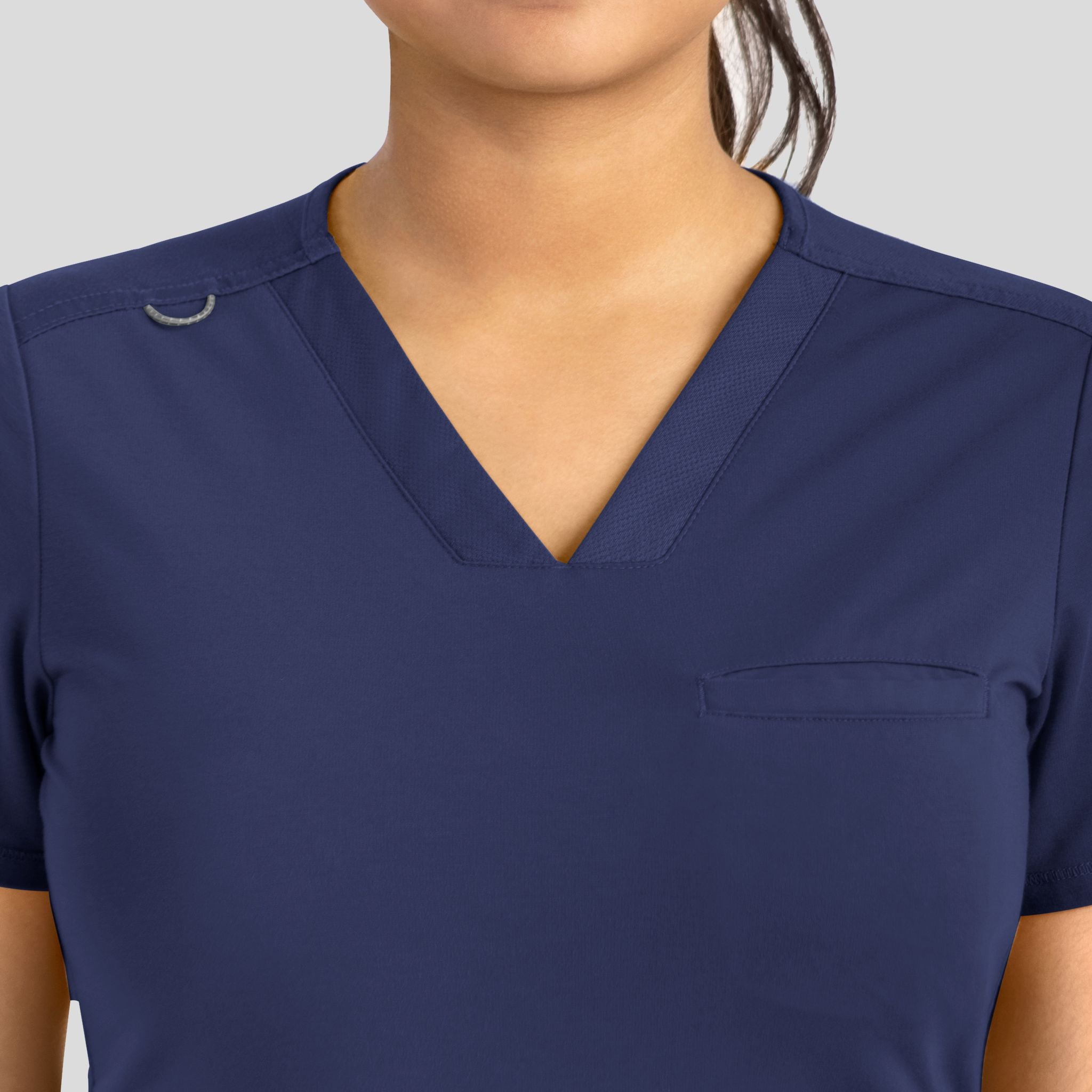 Women's Banded V-Neck Top