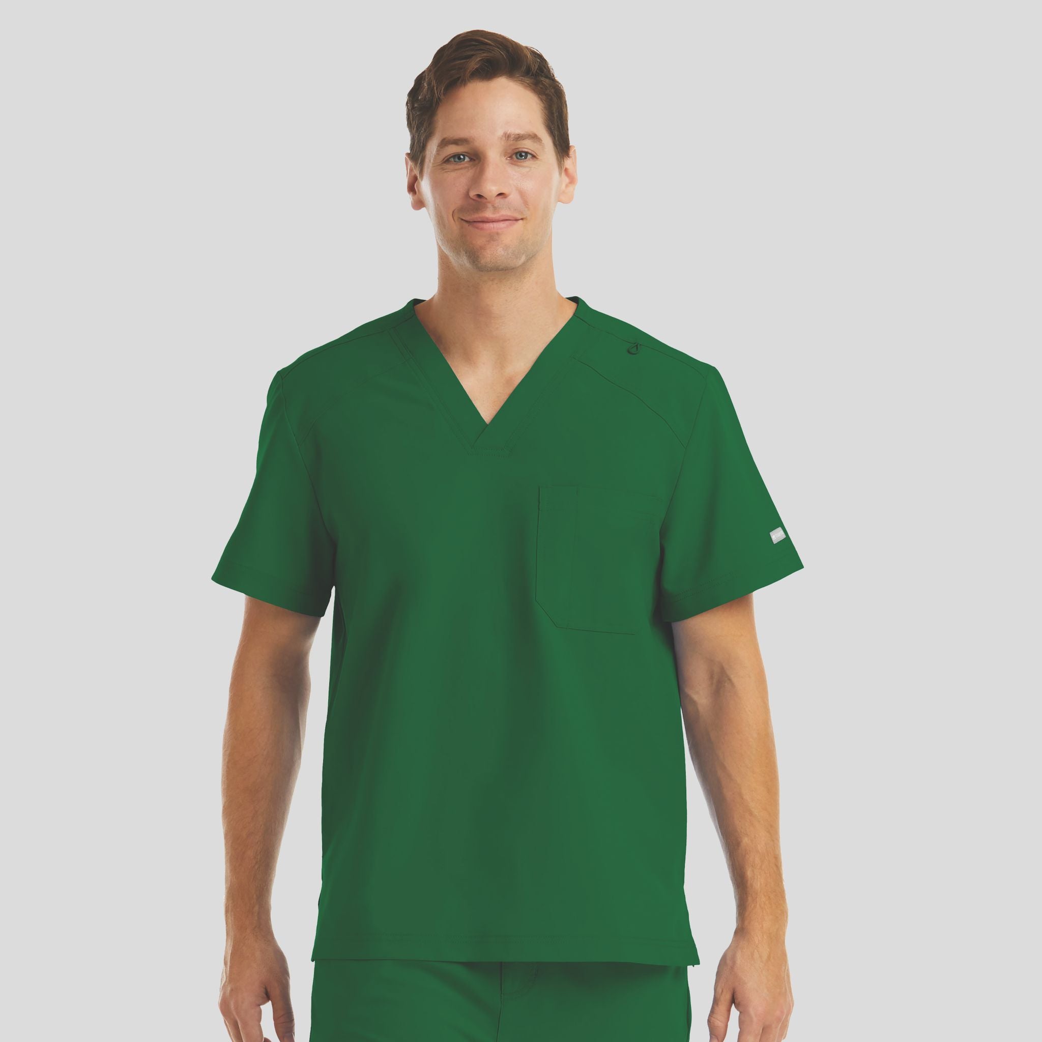 Chest Pocket V-neck Top