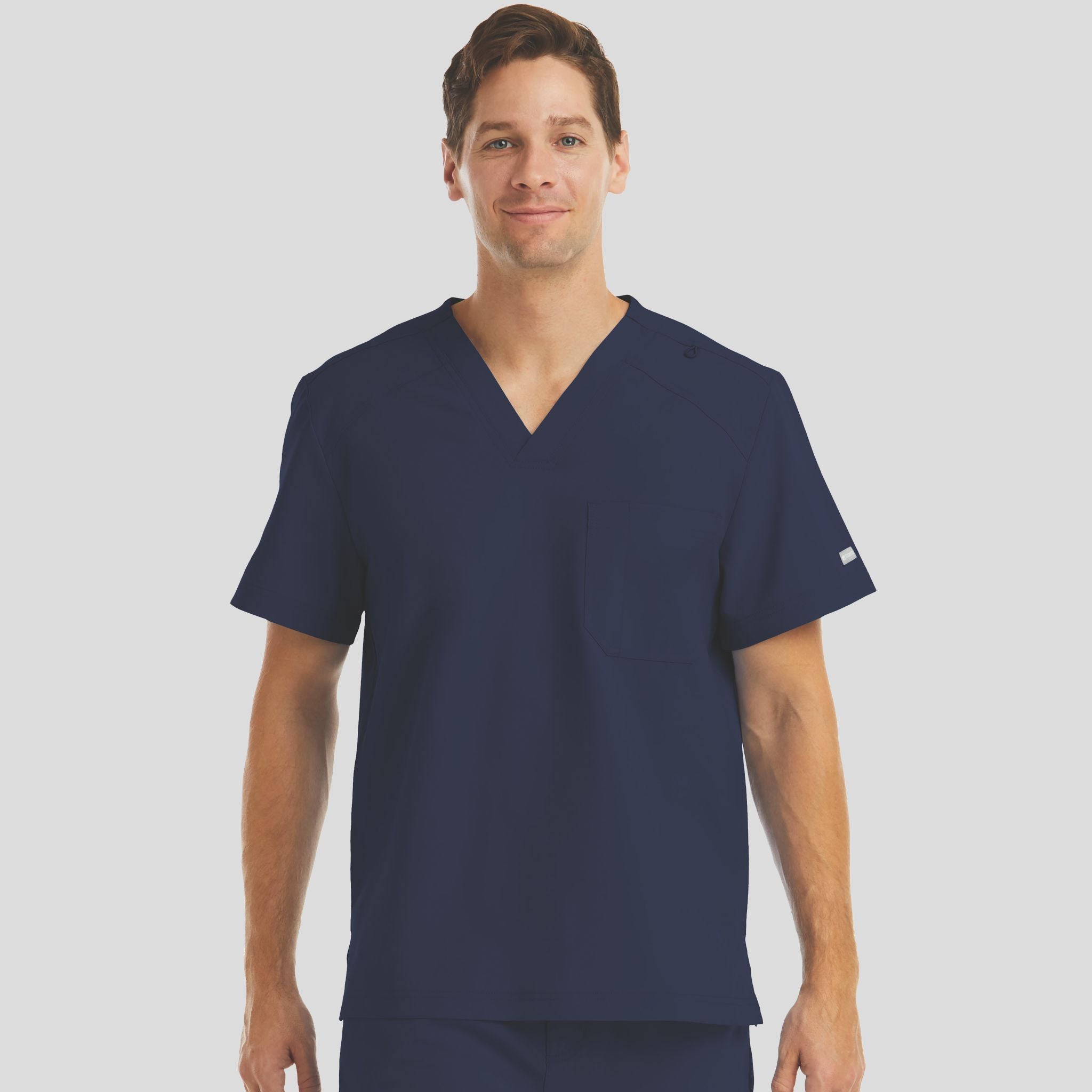 Chest Pocket V-neck Top