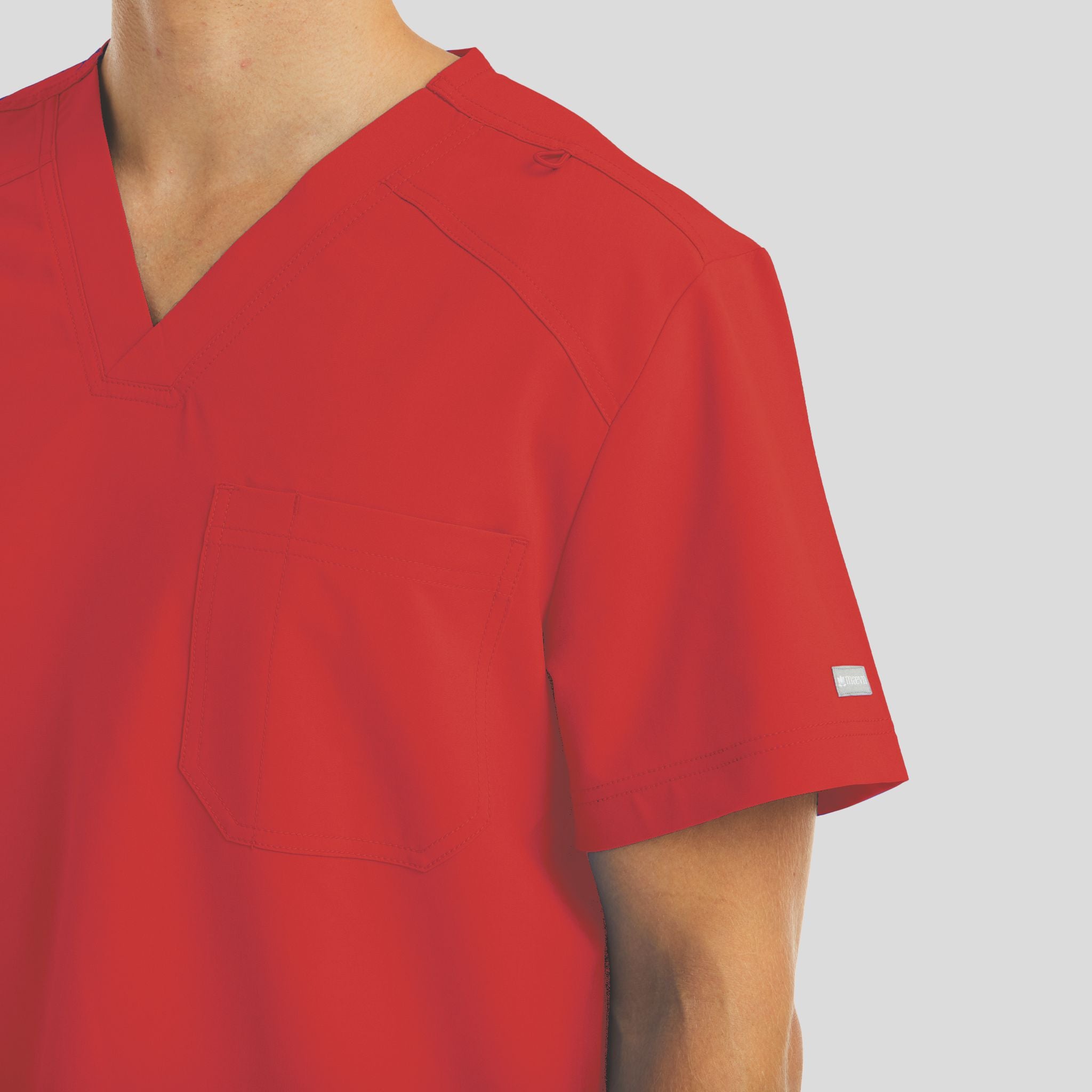 Chest Pocket V-neck Top