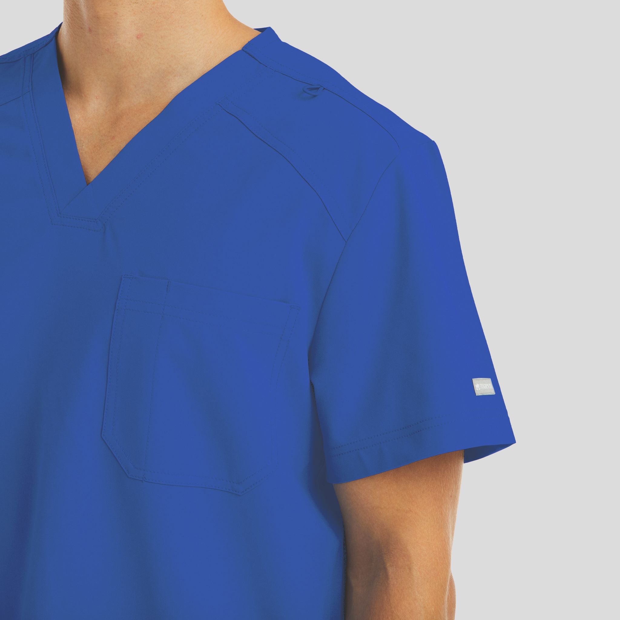 Chest Pocket V-neck Top