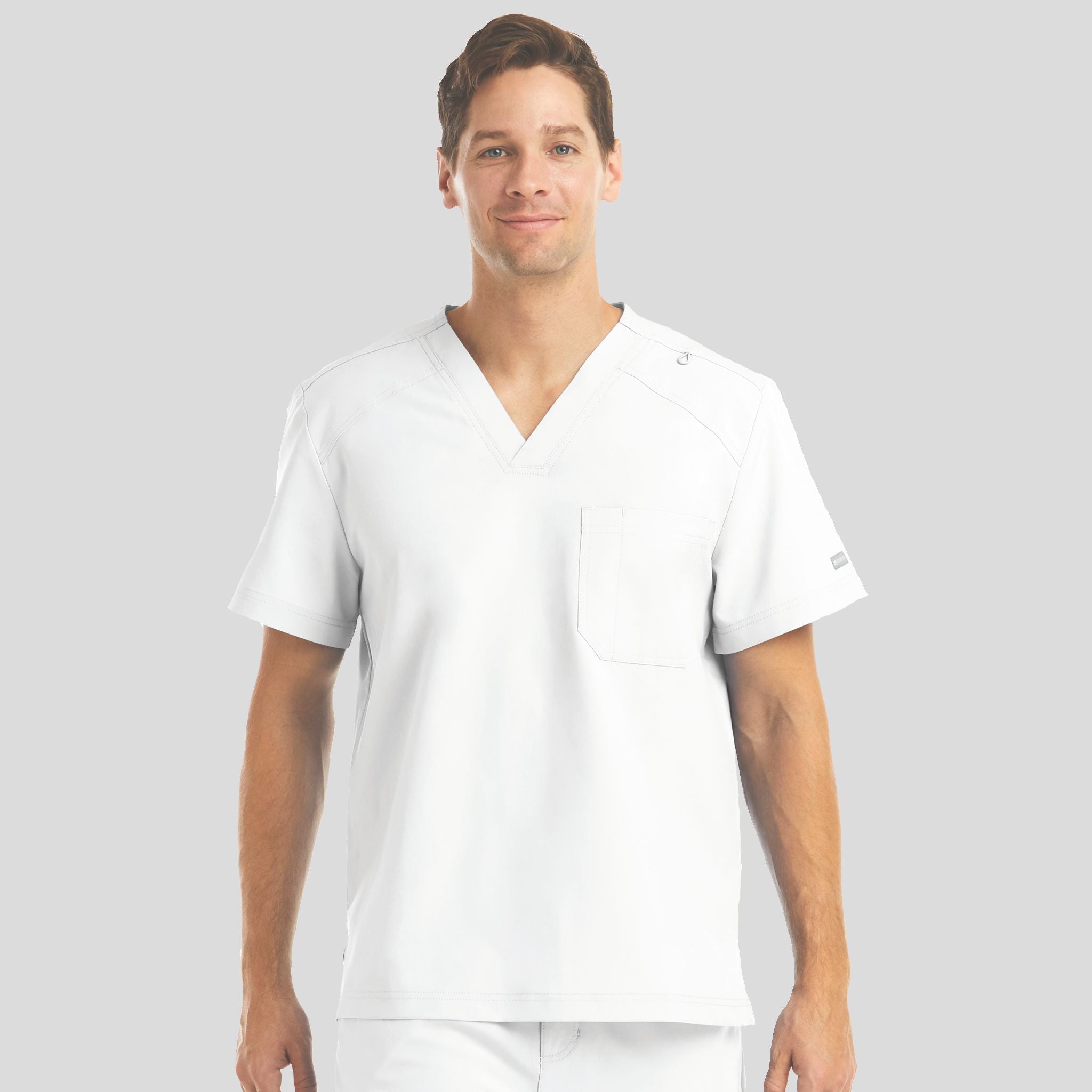 Chest Pocket V-neck Top