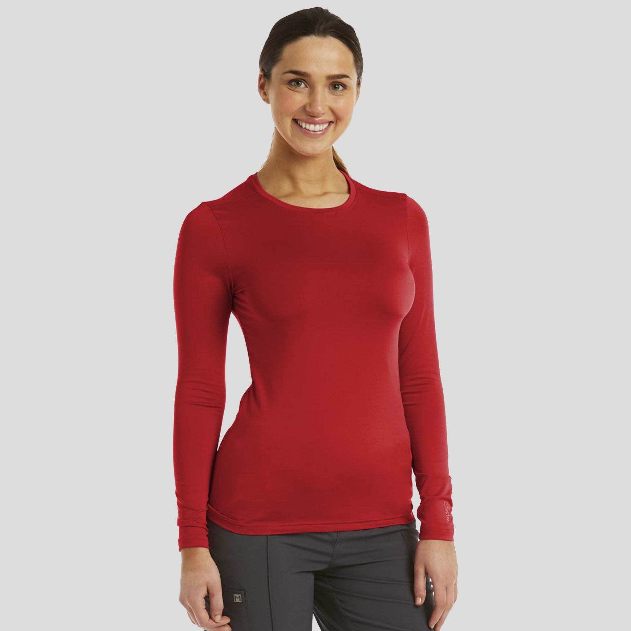 Women's Basic Long Sleeve Under Scrub Tee