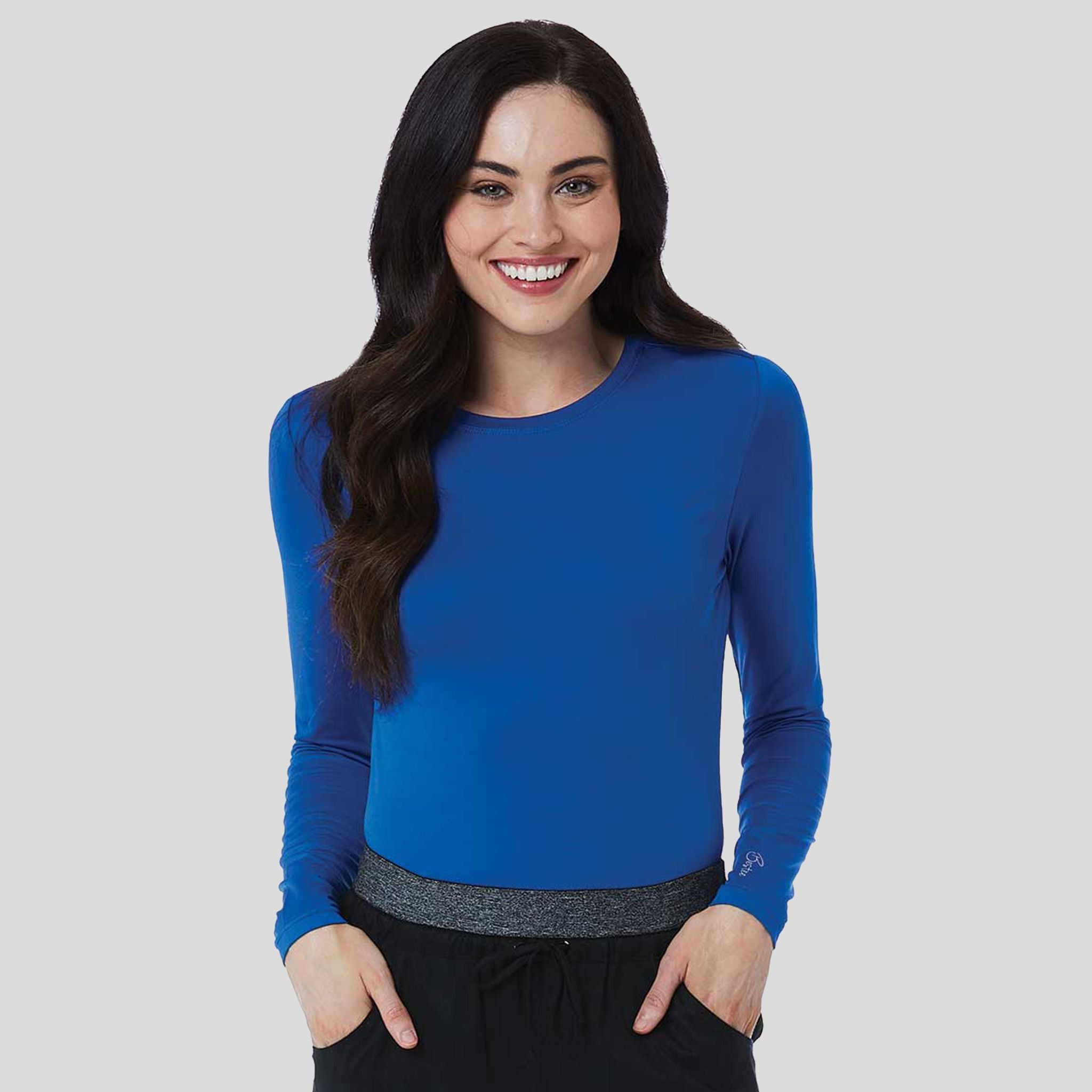 Women's Basic Long Sleeve Under Scrub Tee