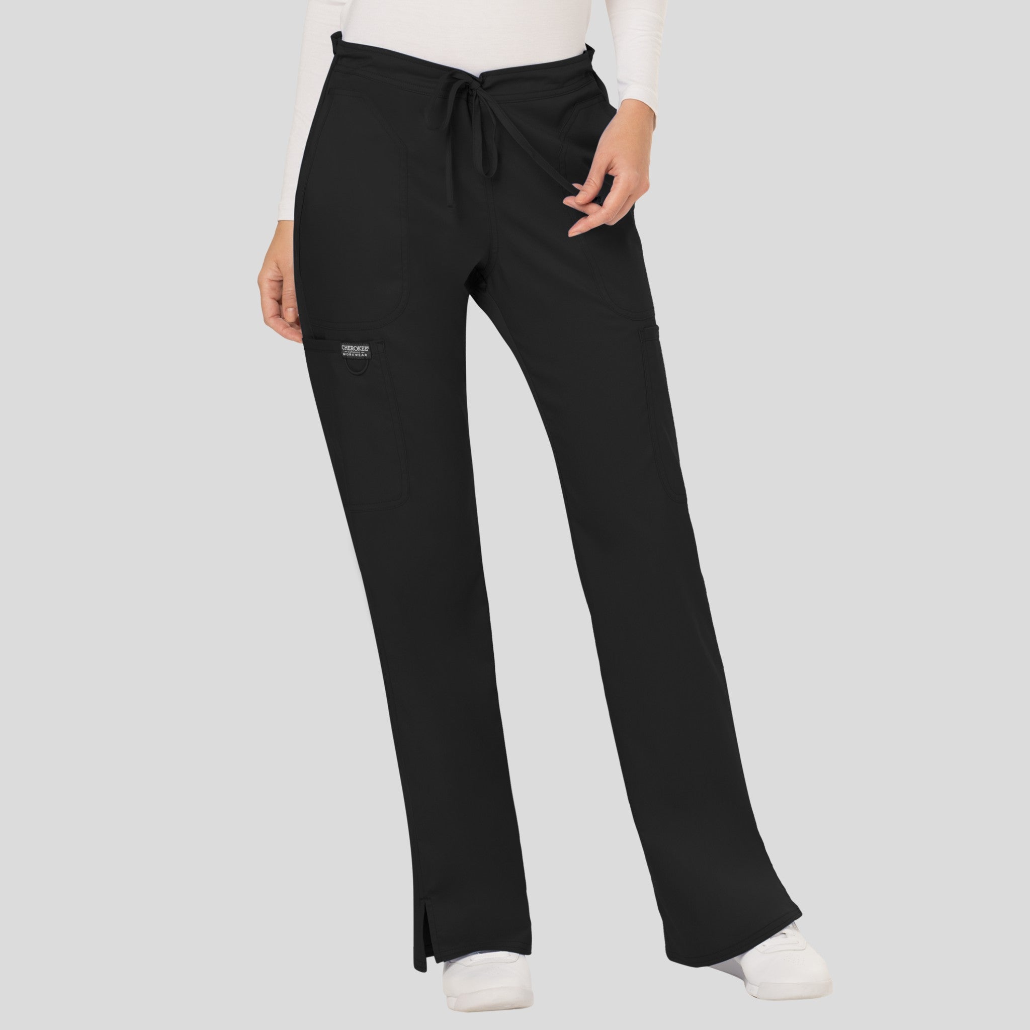 Women's Drawstring Flare Scrub Pant