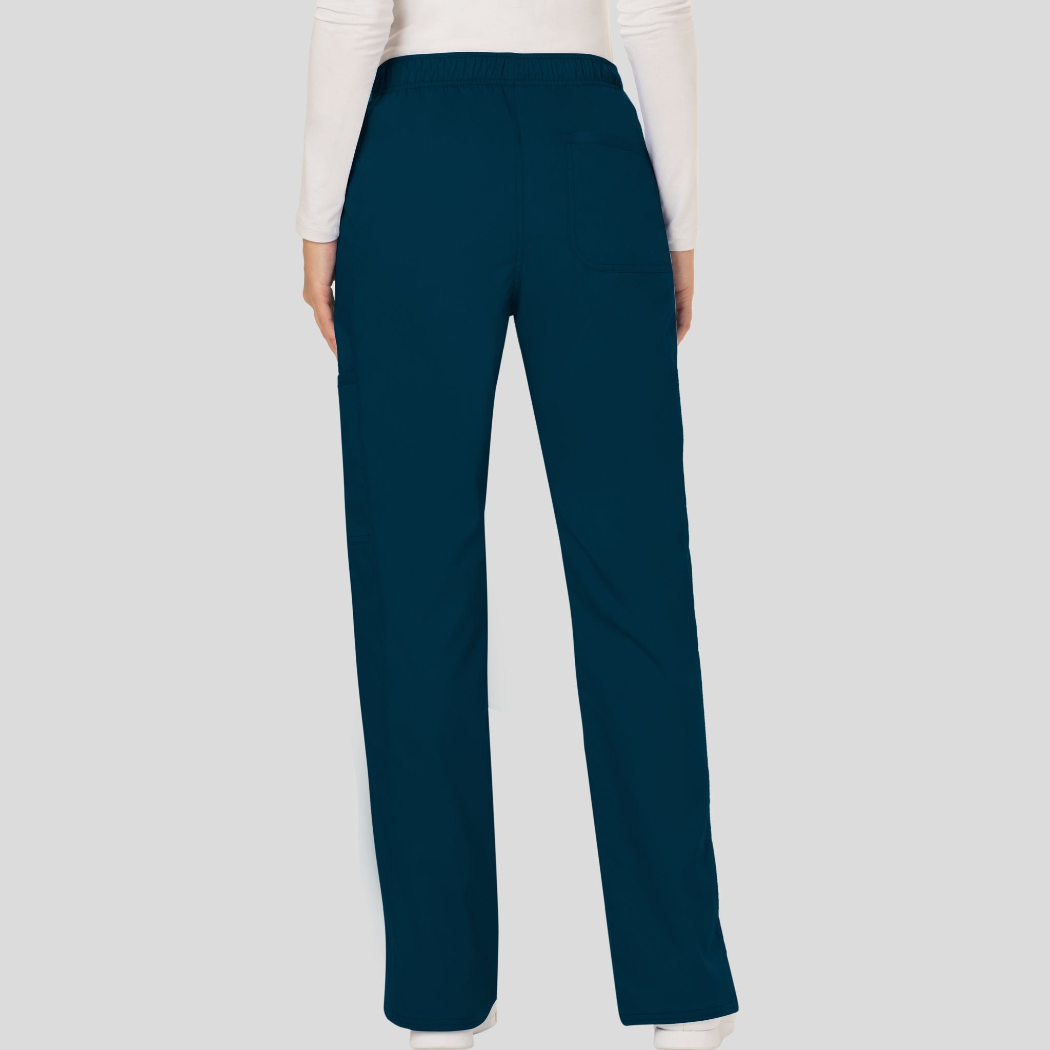 Women's Drawstring Flare Scrub Pant