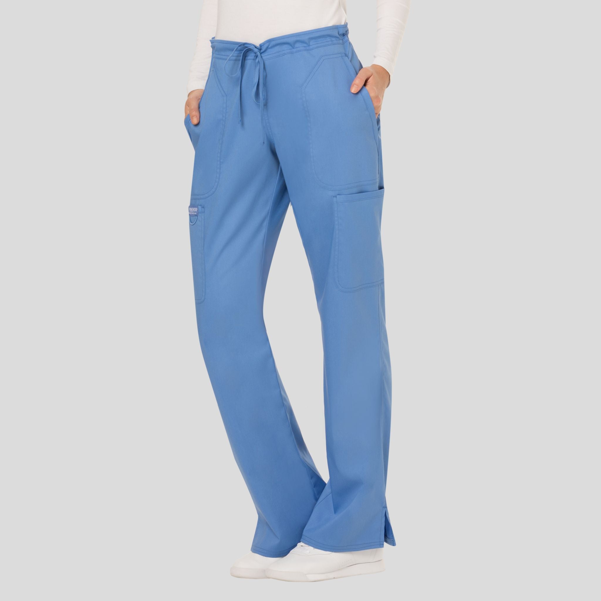 Women's Drawstring Flare Scrub Pant