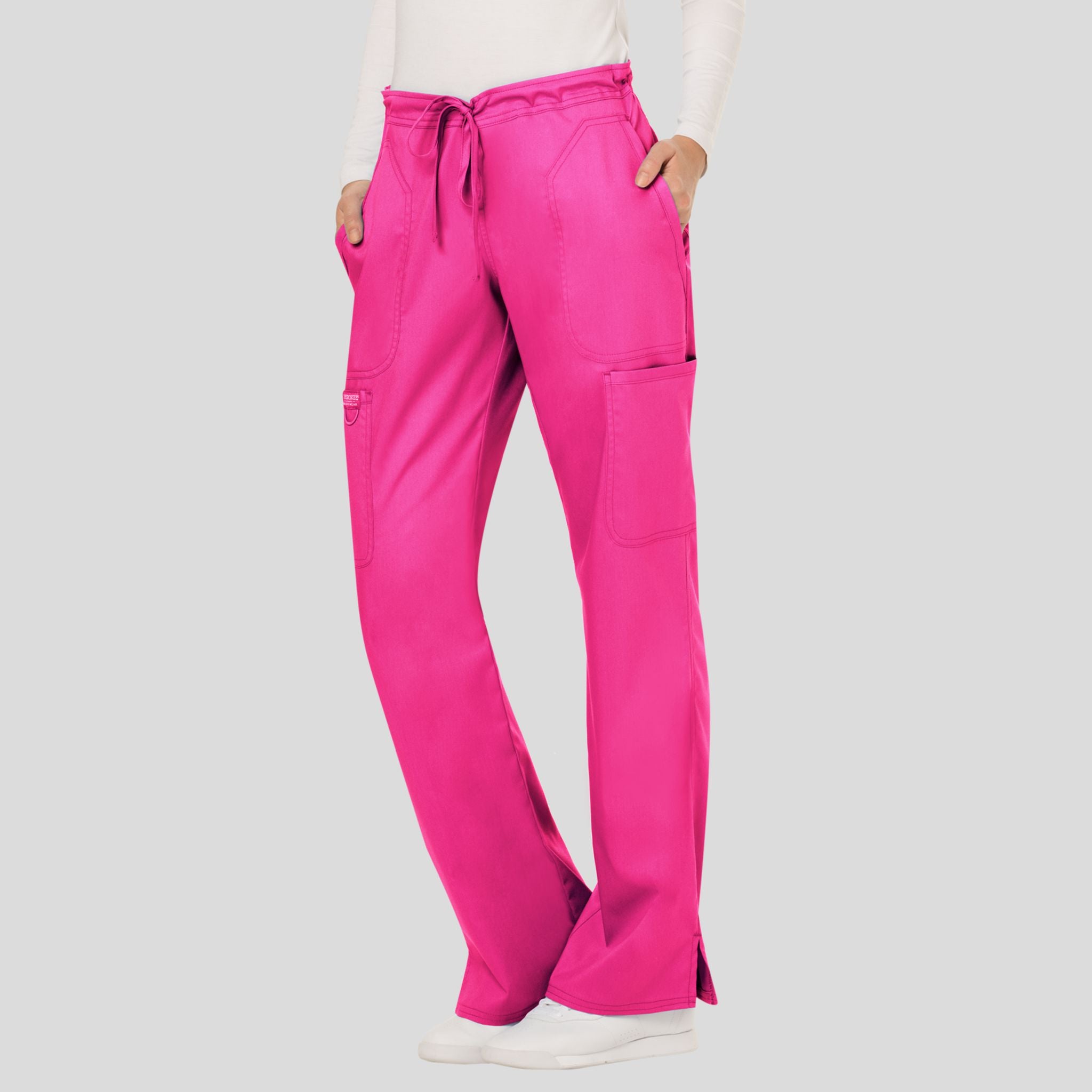 Women's Drawstring Flare Scrub Pant