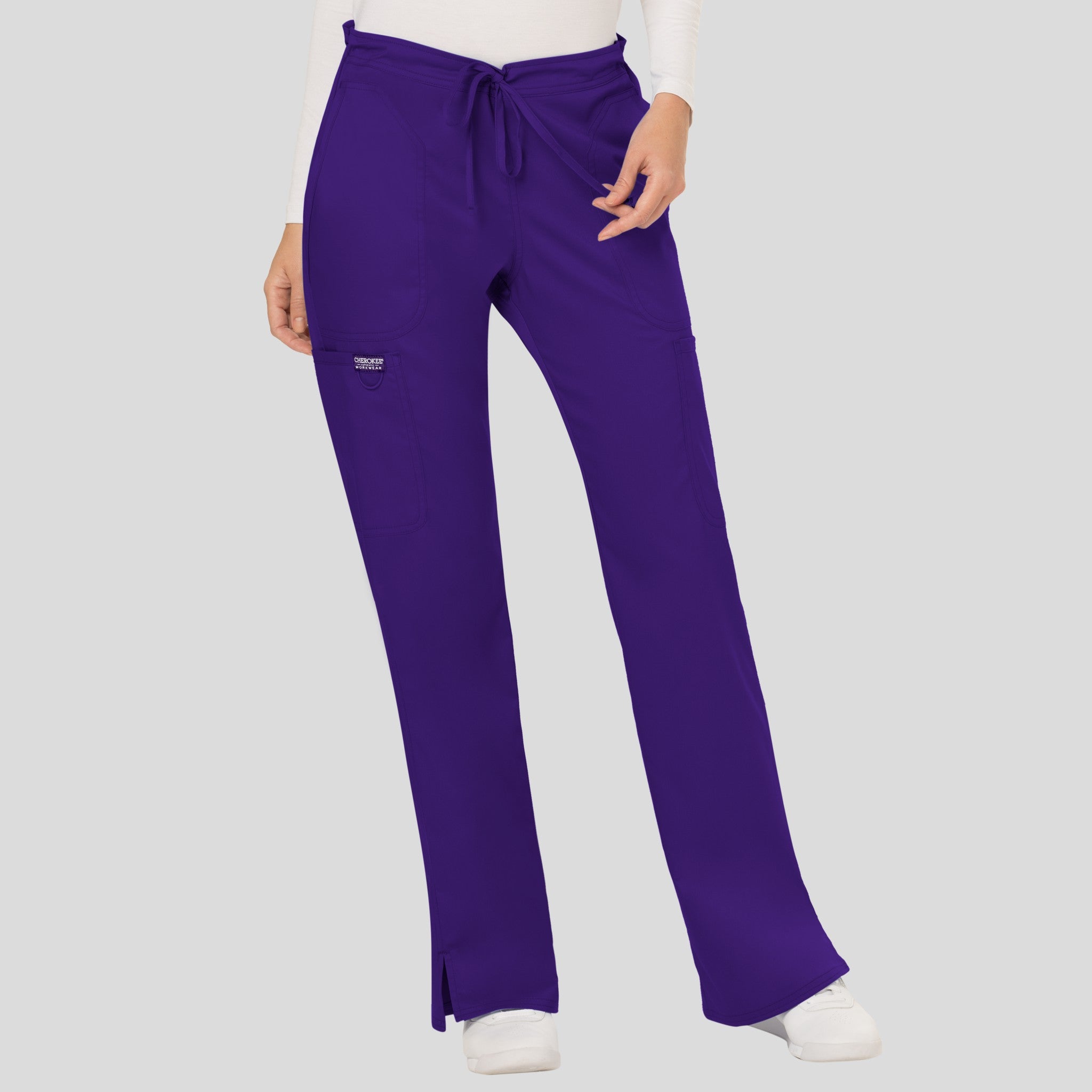 Women's Drawstring Flare Scrub Pant
