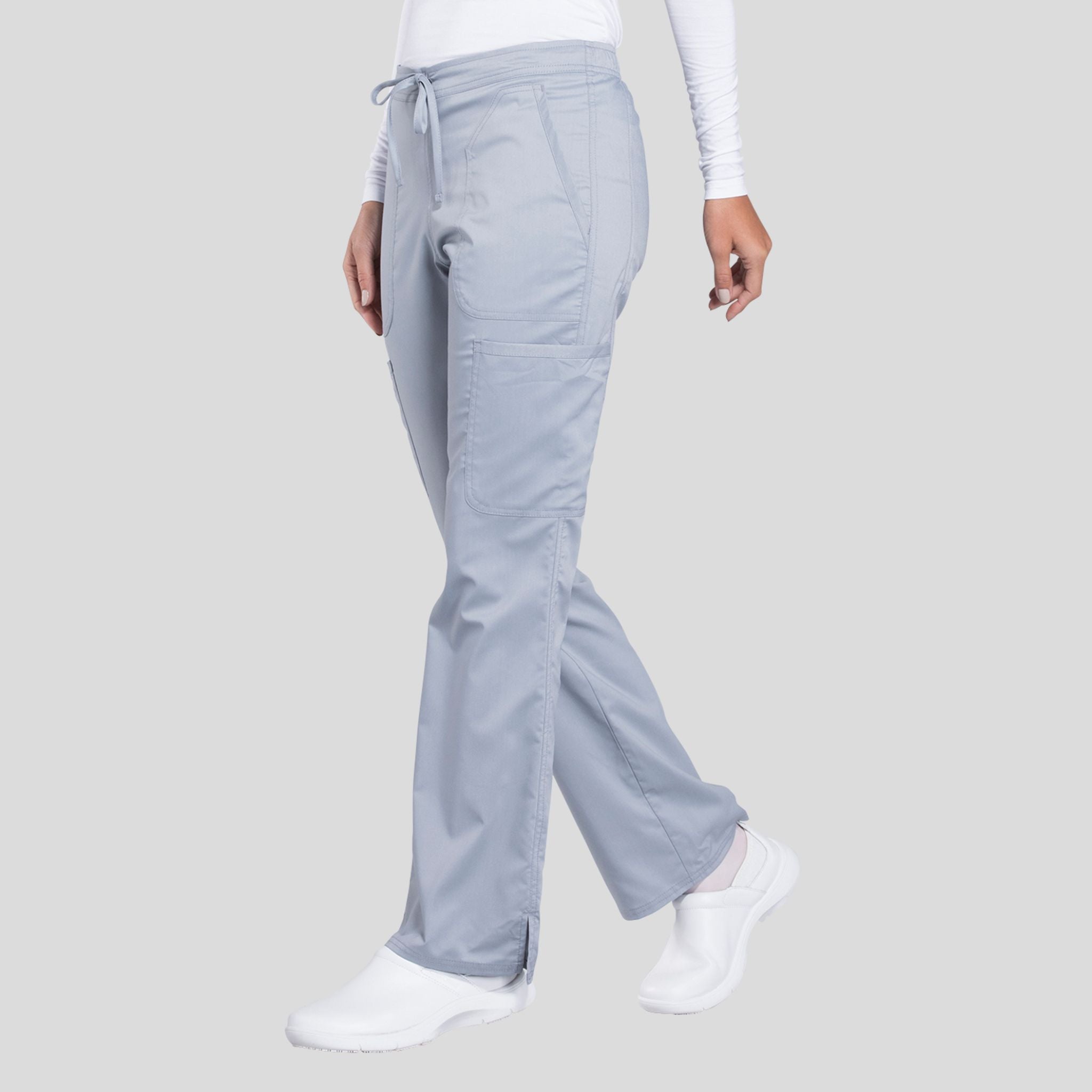 Women's Drawstring Flare Scrub Pant