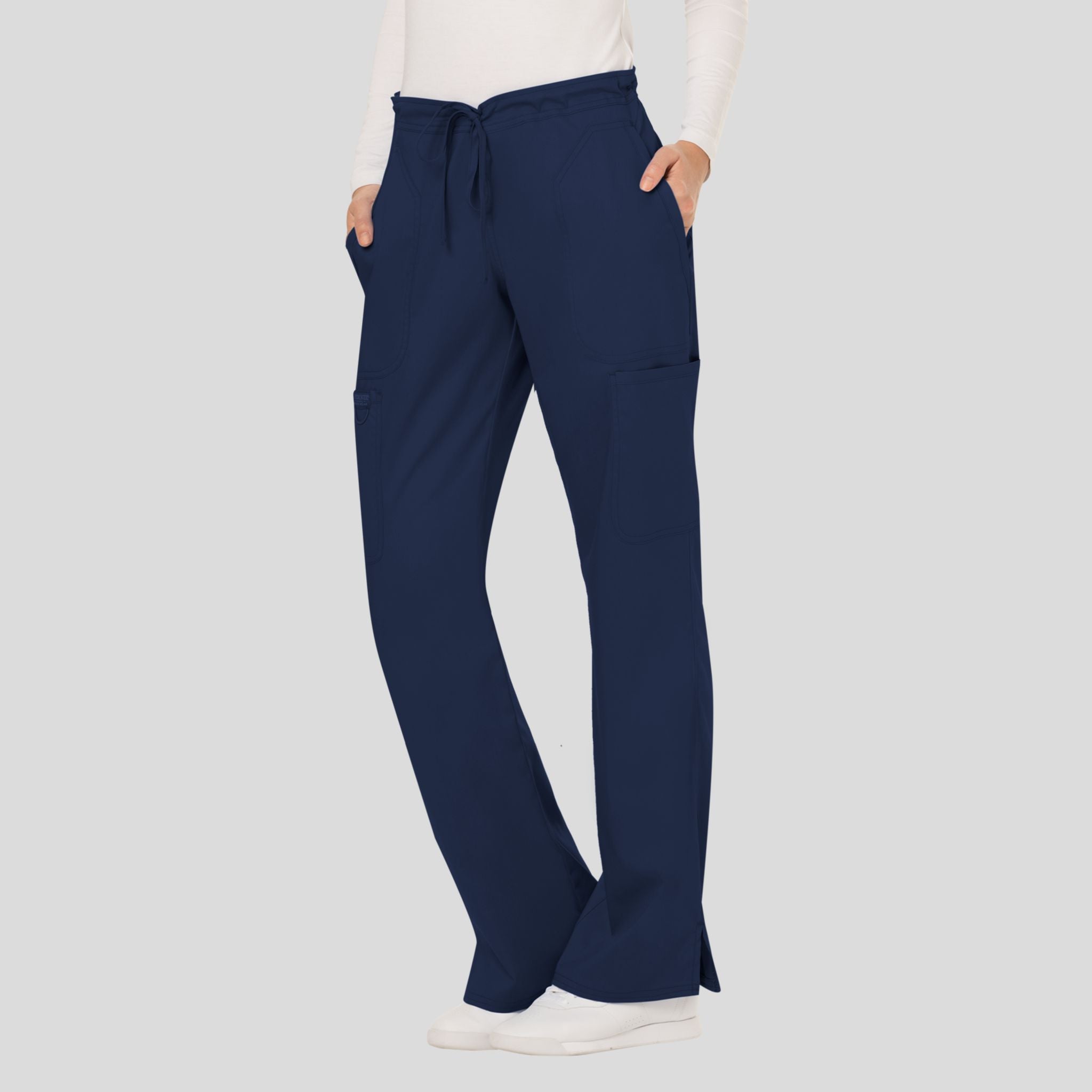 Women's Drawstring Flare Scrub Pant