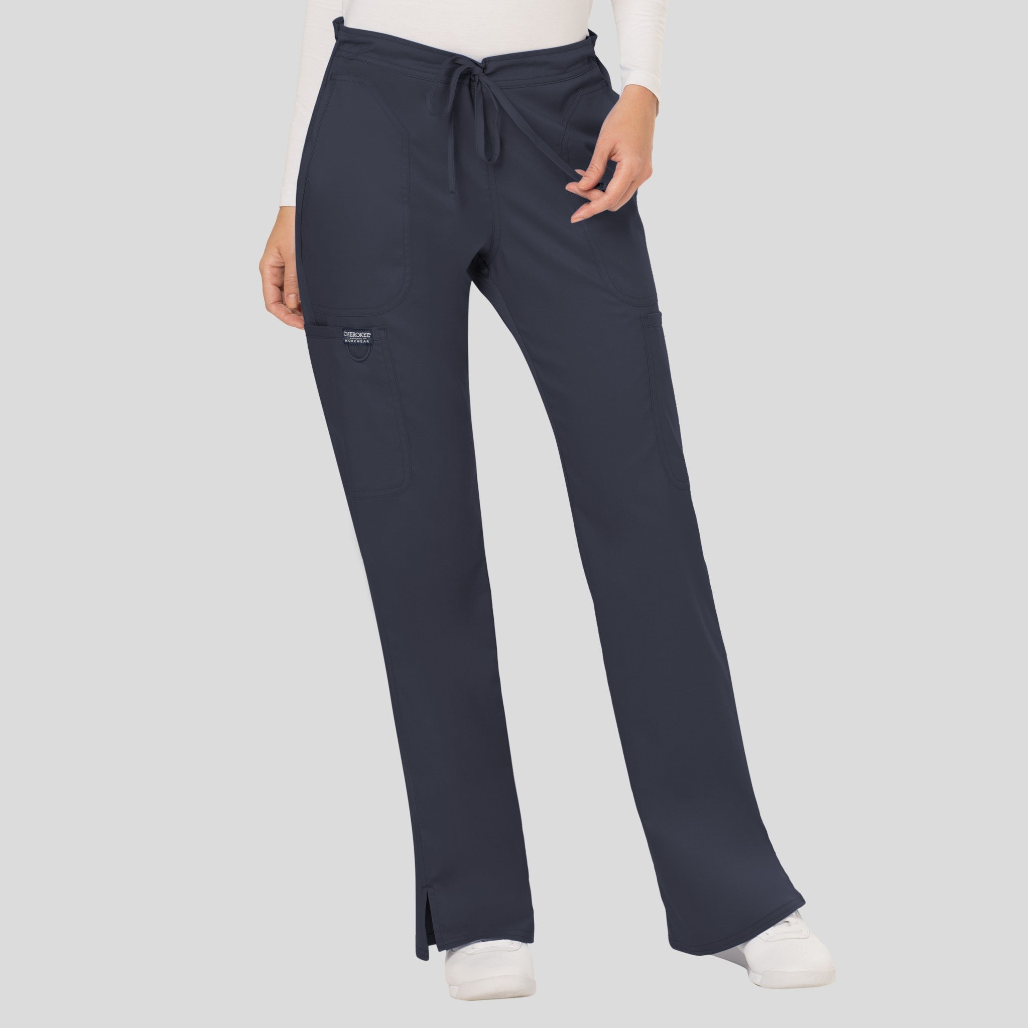 Women's Drawstring Flare Scrub Pant