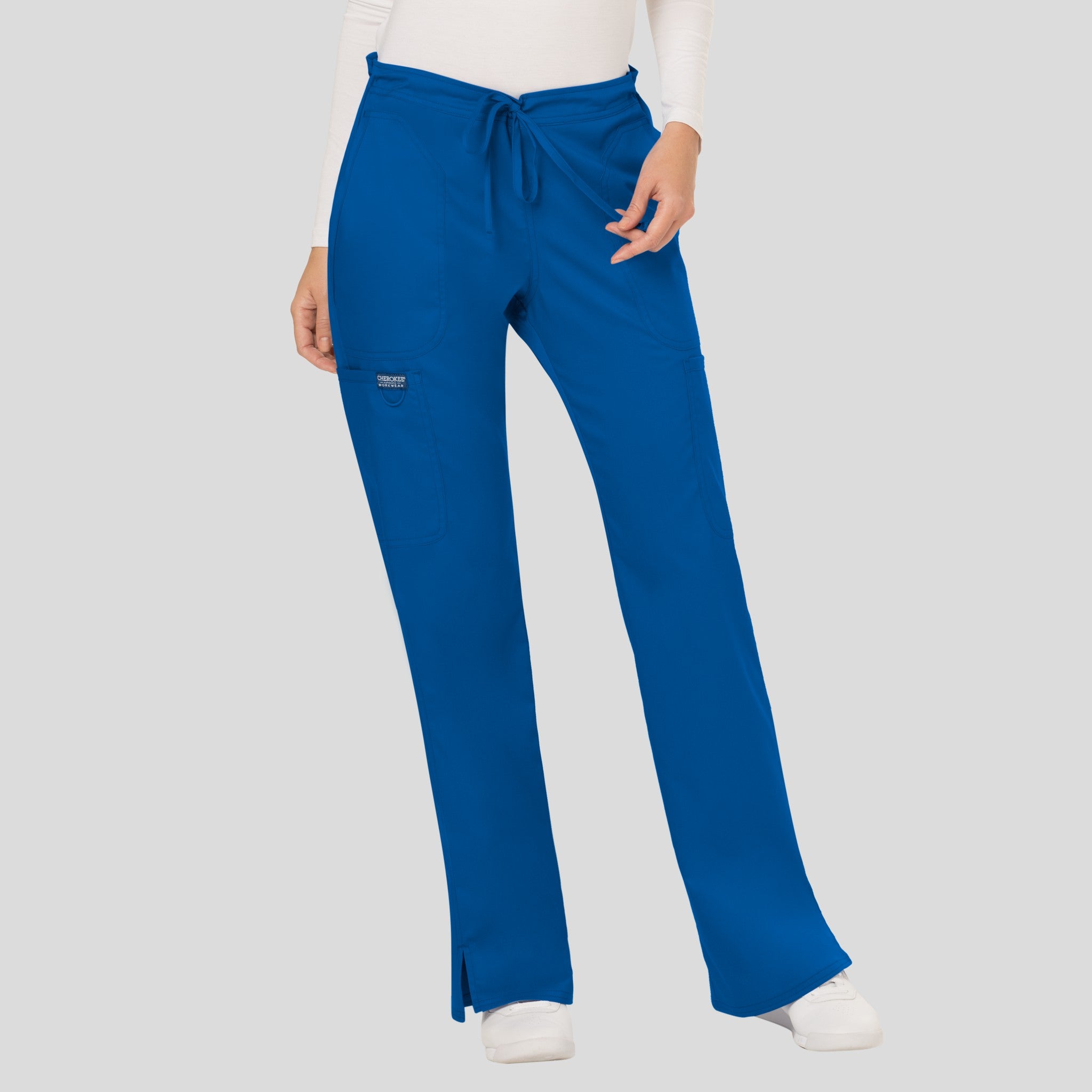 Women's Drawstring Flare Scrub Pant