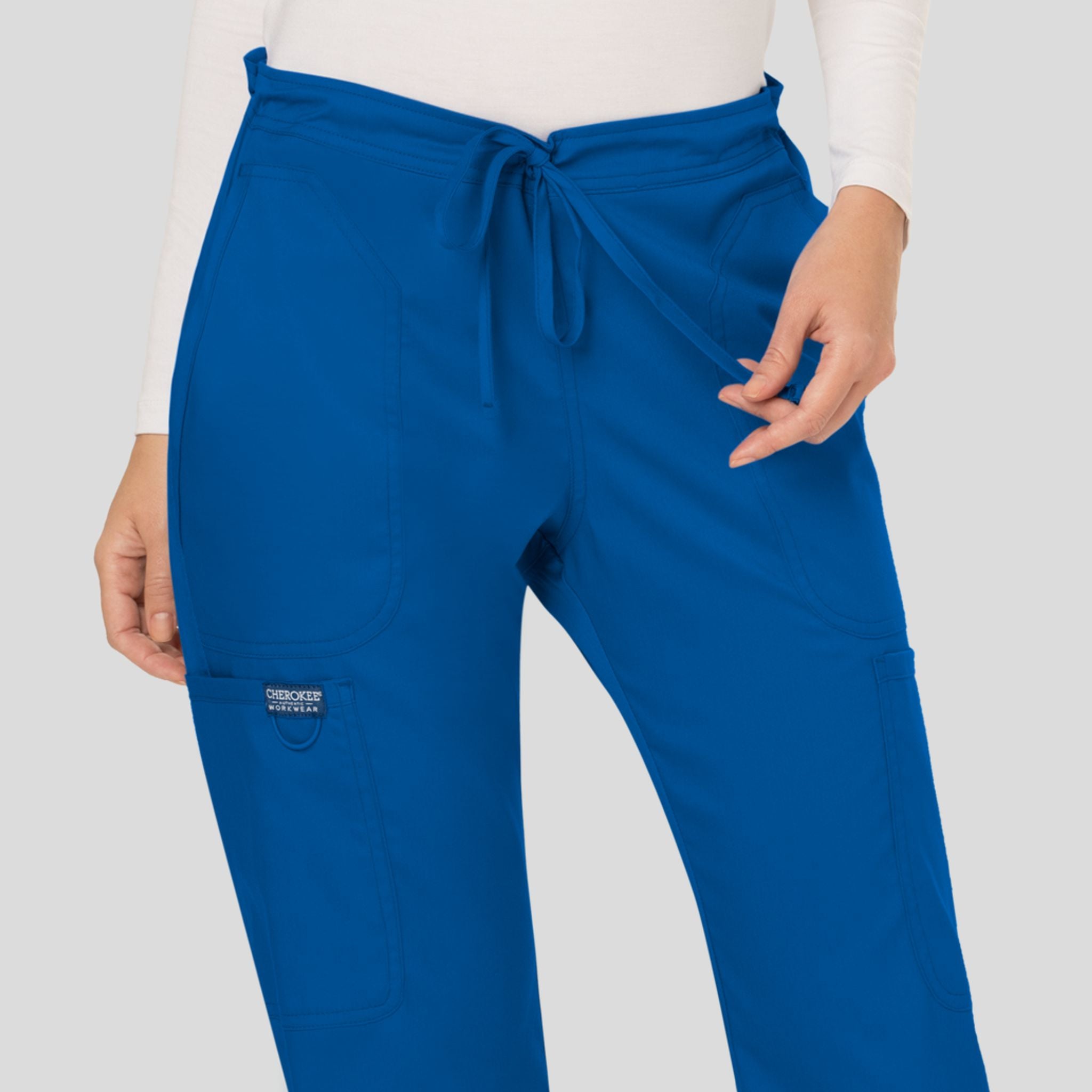 Women's Drawstring Flare Scrub Pant