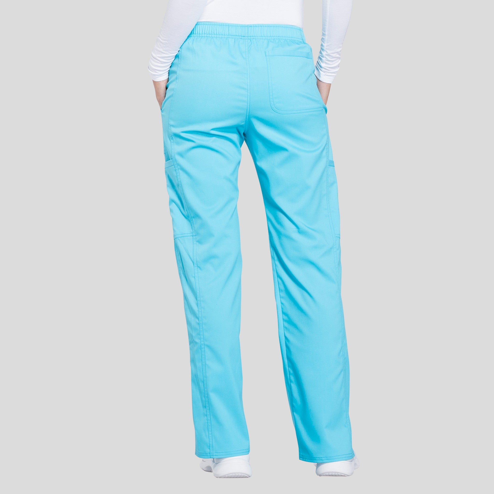 Women's Drawstring Flare Scrub Pant