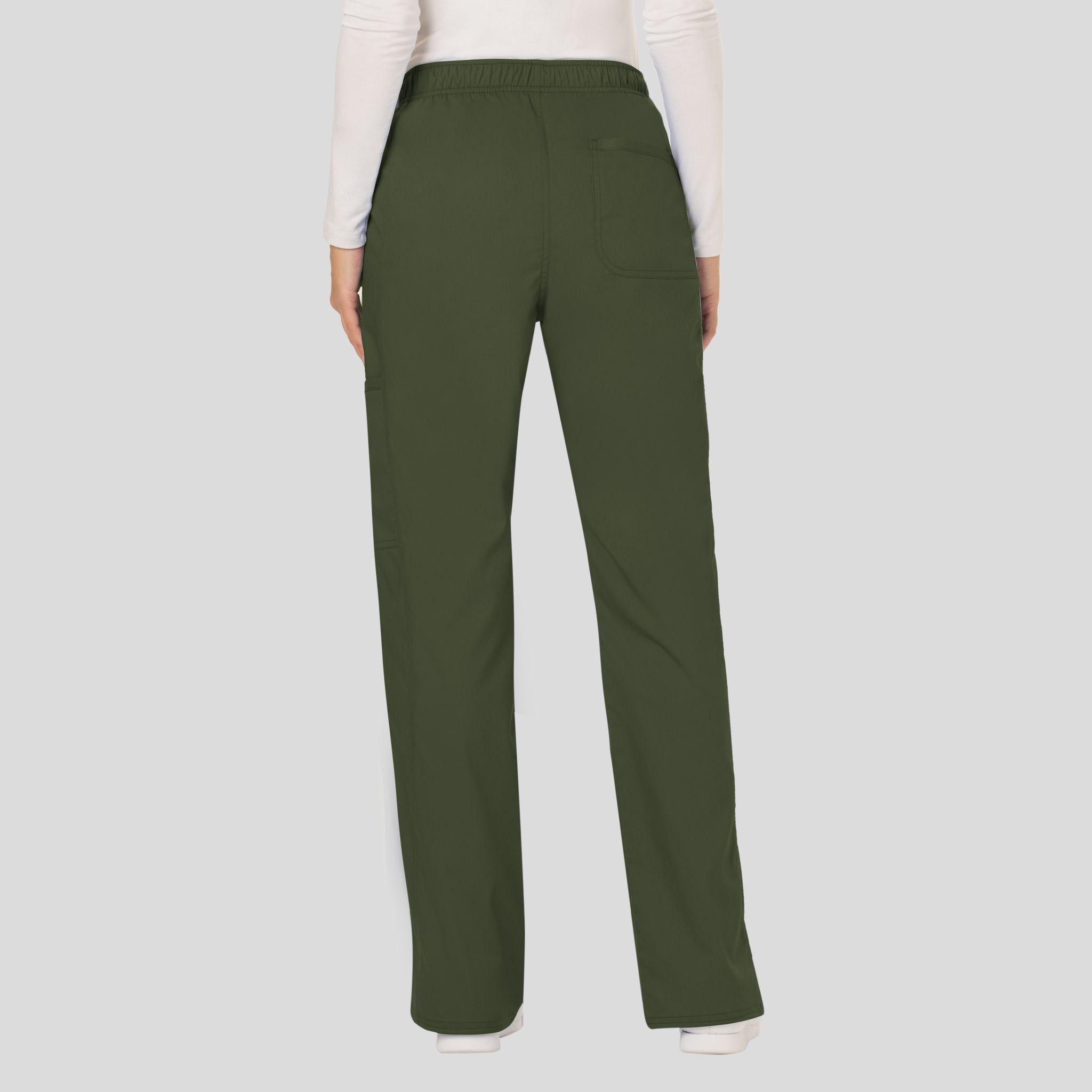 Women's Drawstring Flare Scrub Pant