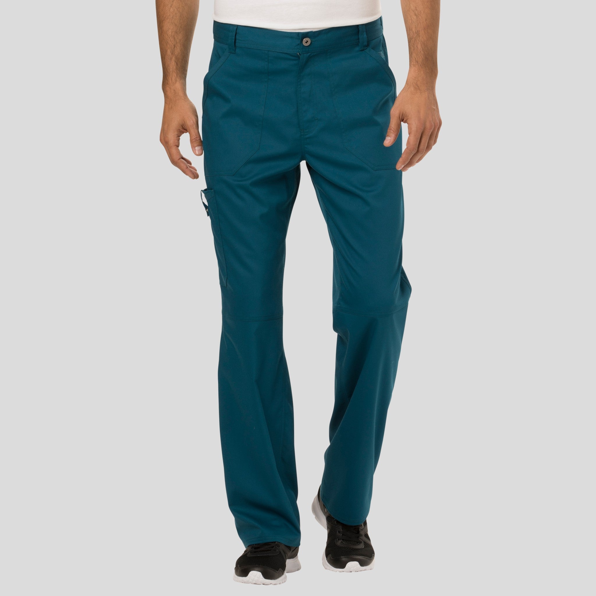 Men's Zip Fly Cargo Scrub Pant
