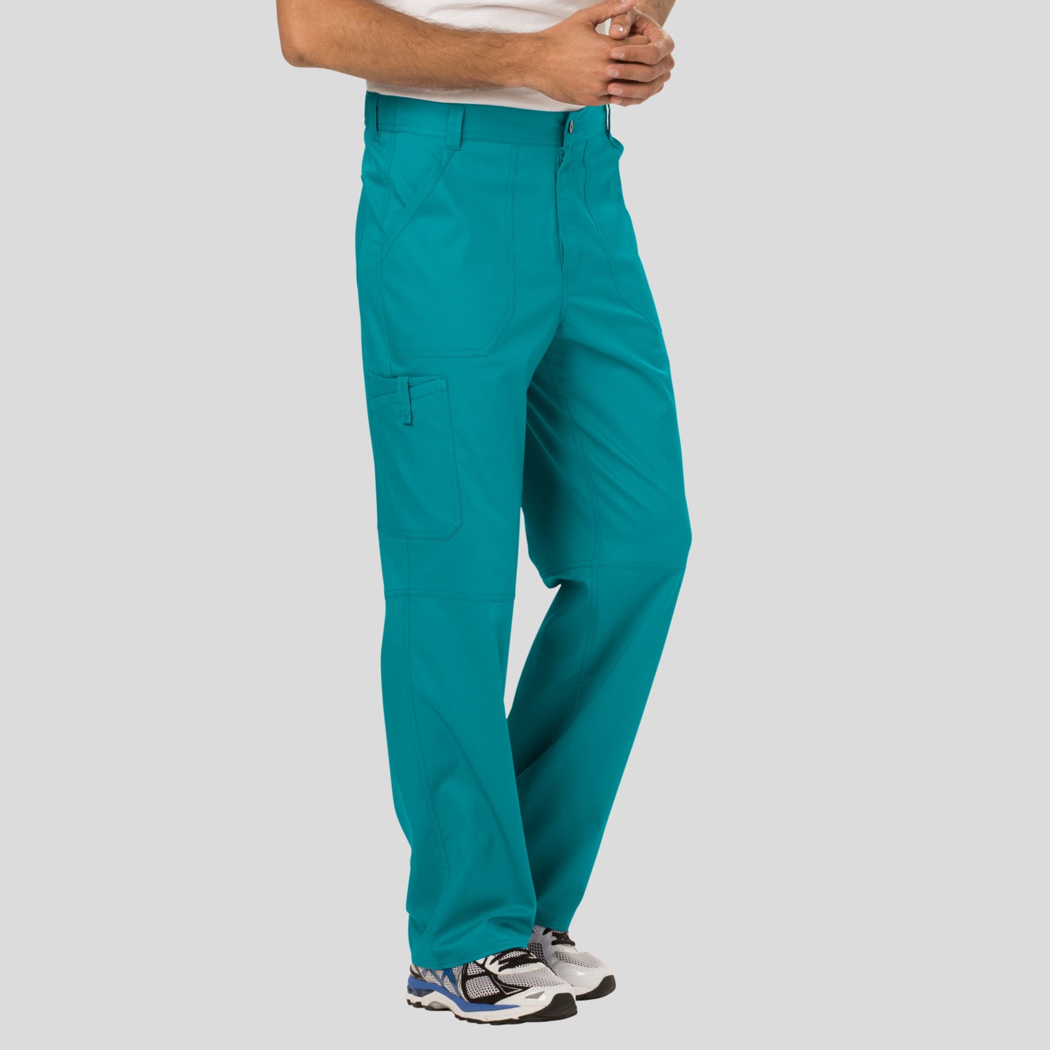 Men's Zip Fly Cargo Scrub Pant