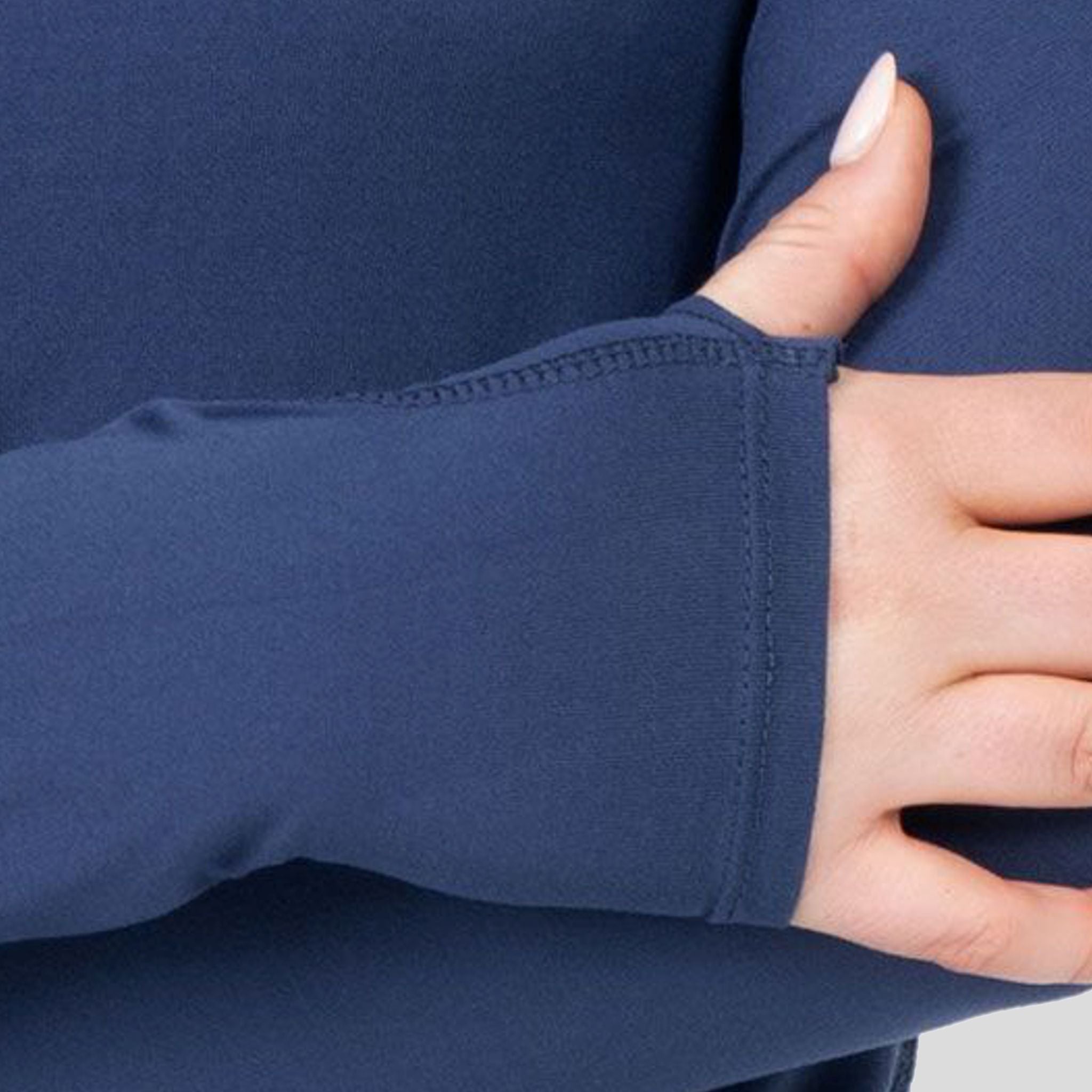 Lily Brushed Knit Tee Shirt w/Thumb Hole