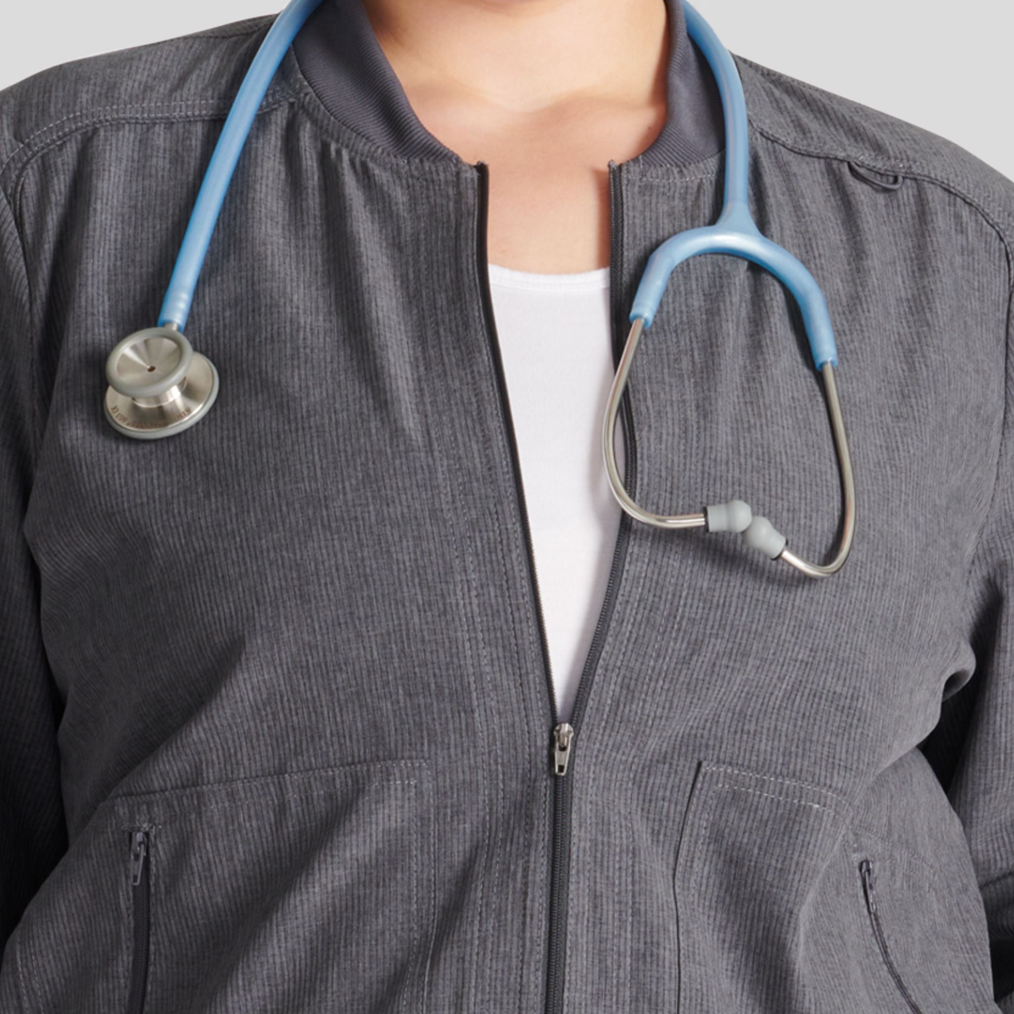 Women's Zip Front Bomber Jacket