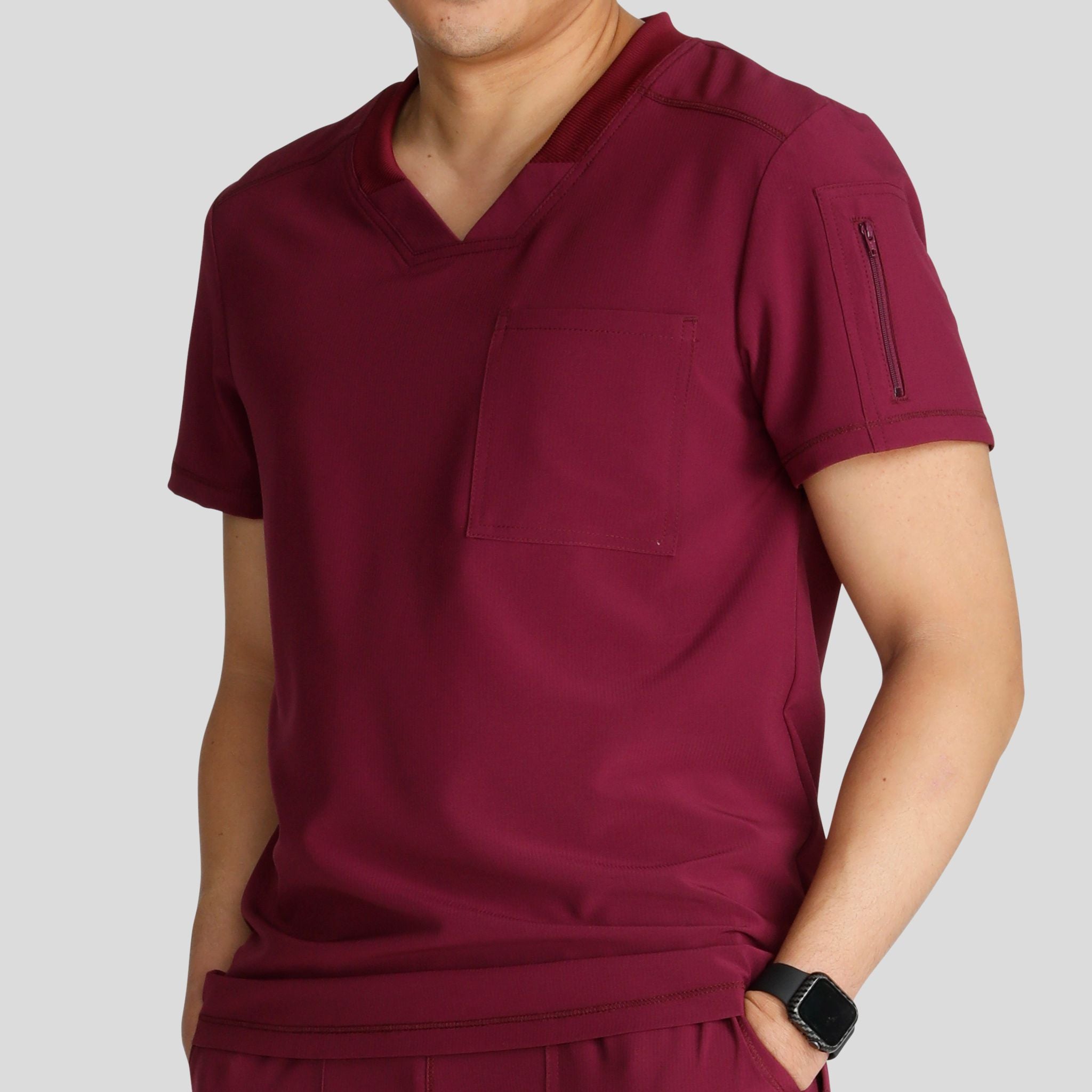 Men's V-Neck Scrub Top