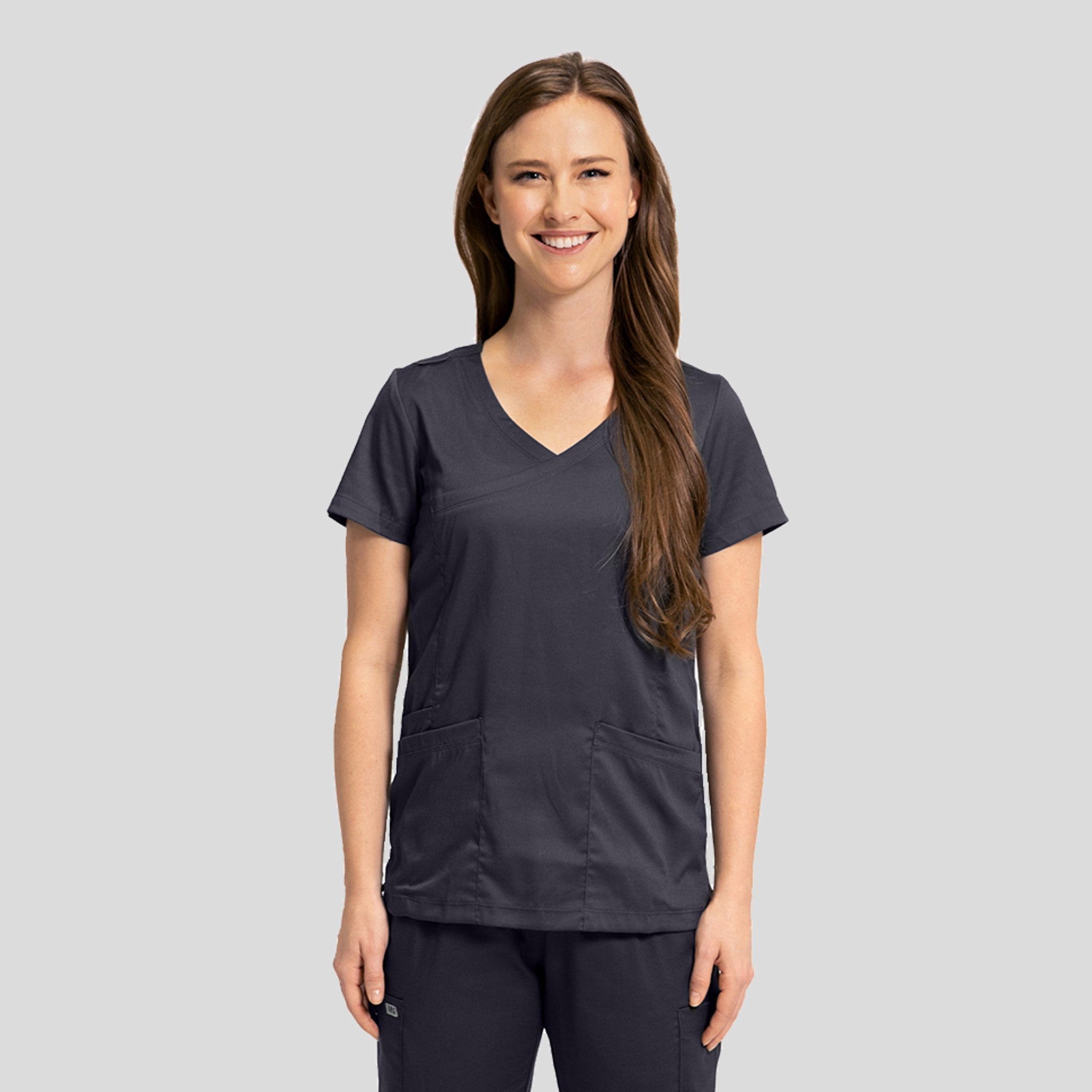 Women’s Mock Wrap Knit Side Top