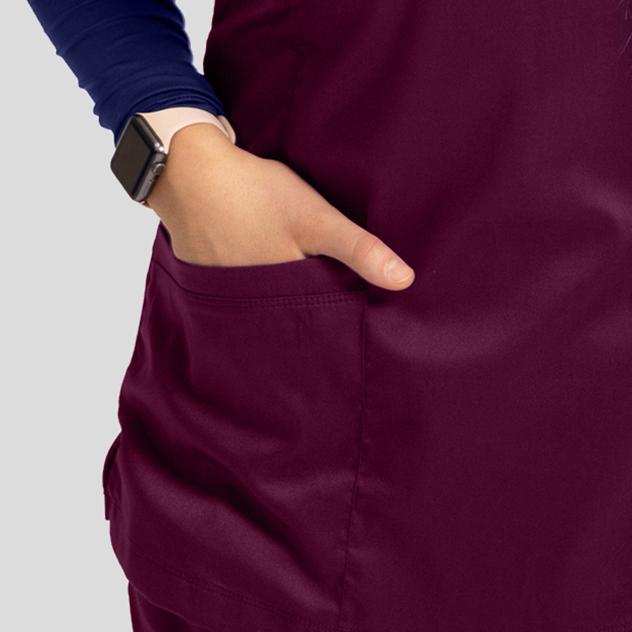 Women’s Mock Wrap Knit Side Top