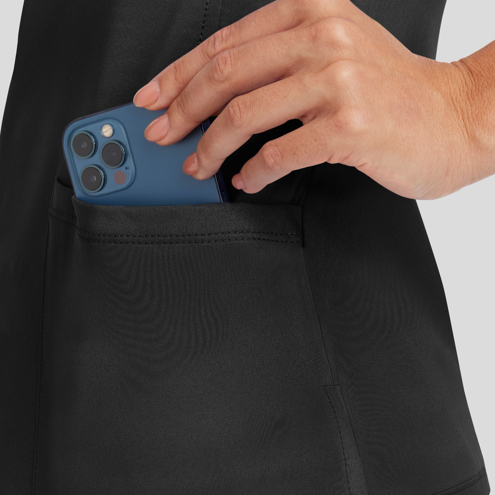 Women's Monica V-Neck Solid Scrub Top