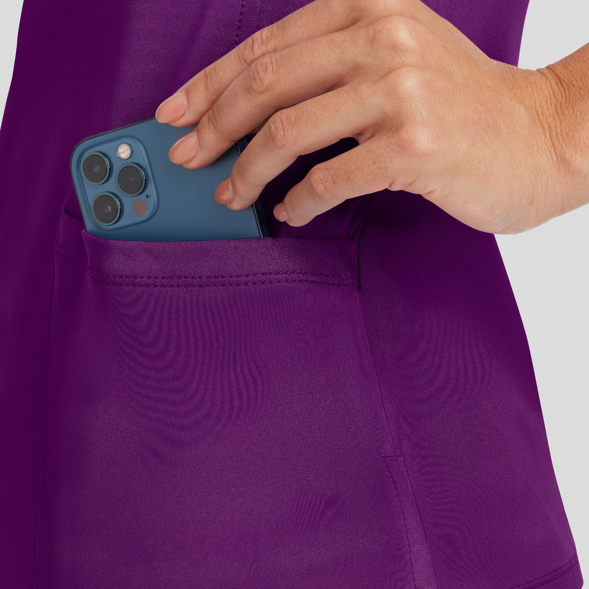 Women's Monica V-Neck Solid Scrub Top