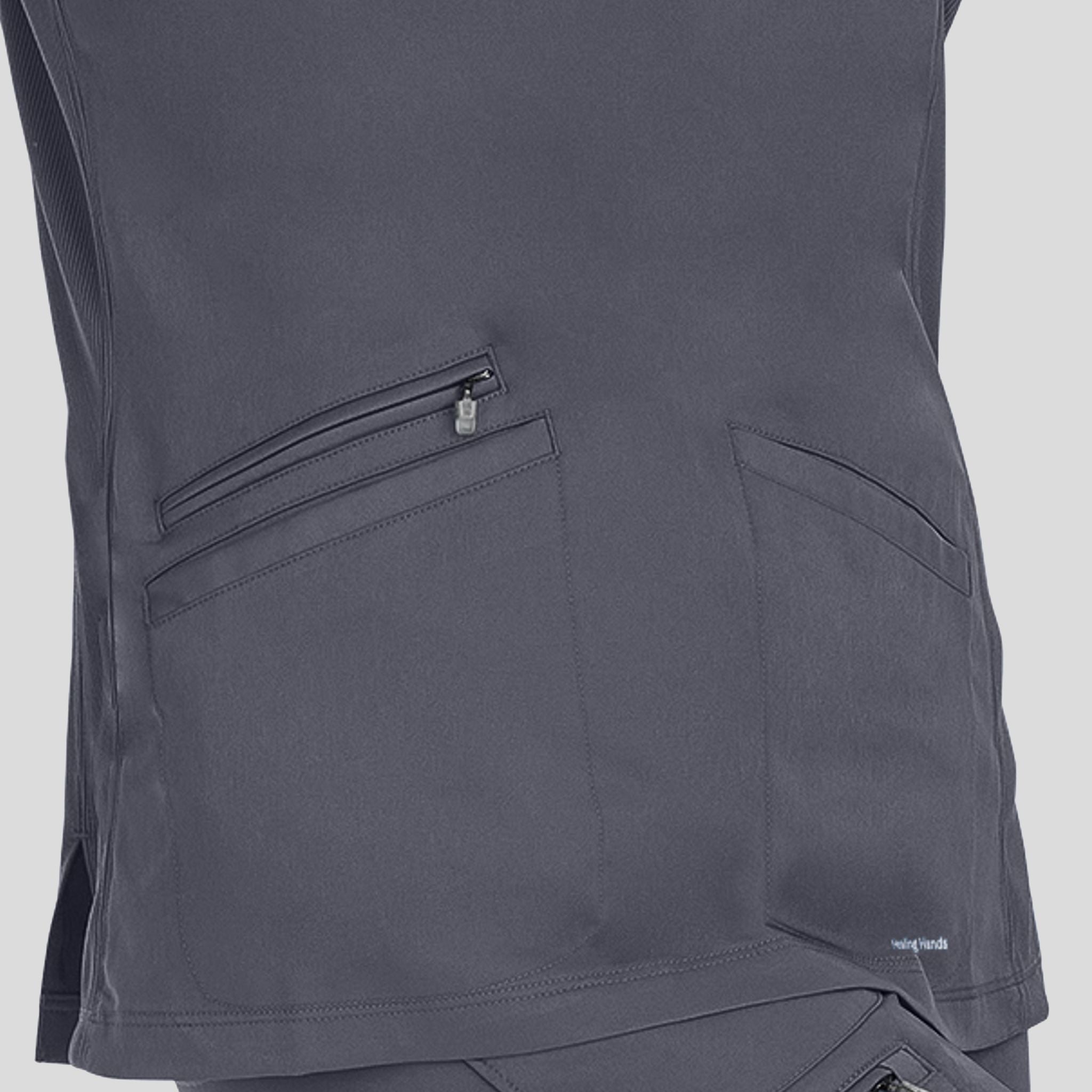 Women's Mariah Rib Trim Scrub Top